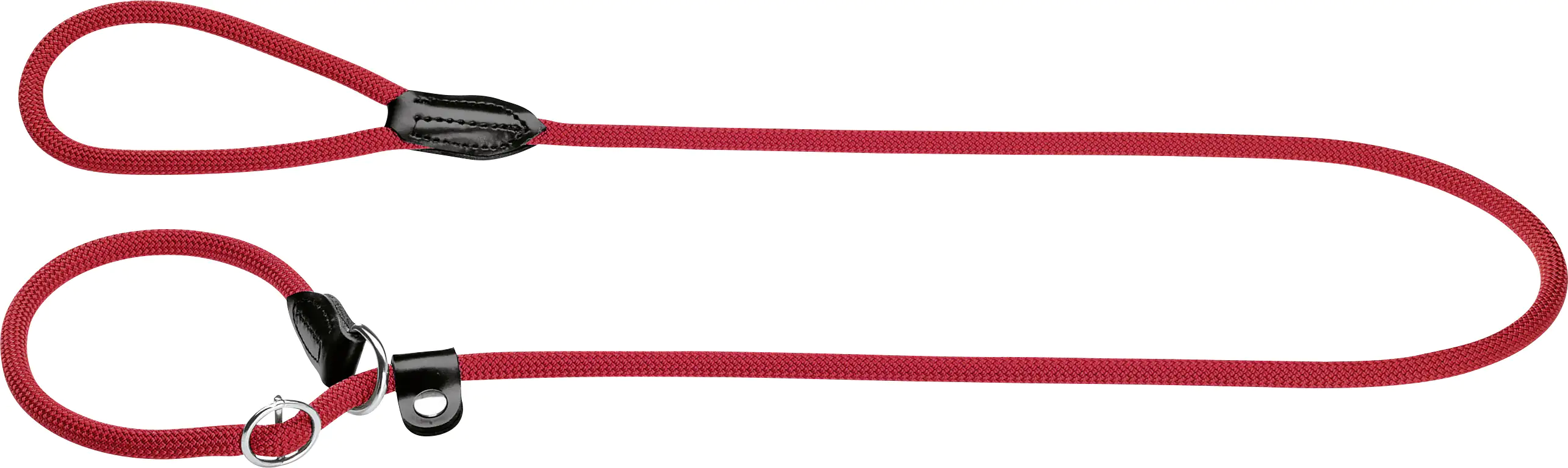 Hunter Hundeleine Freestyle mit Halsung 1,7 m x 1 cm rot