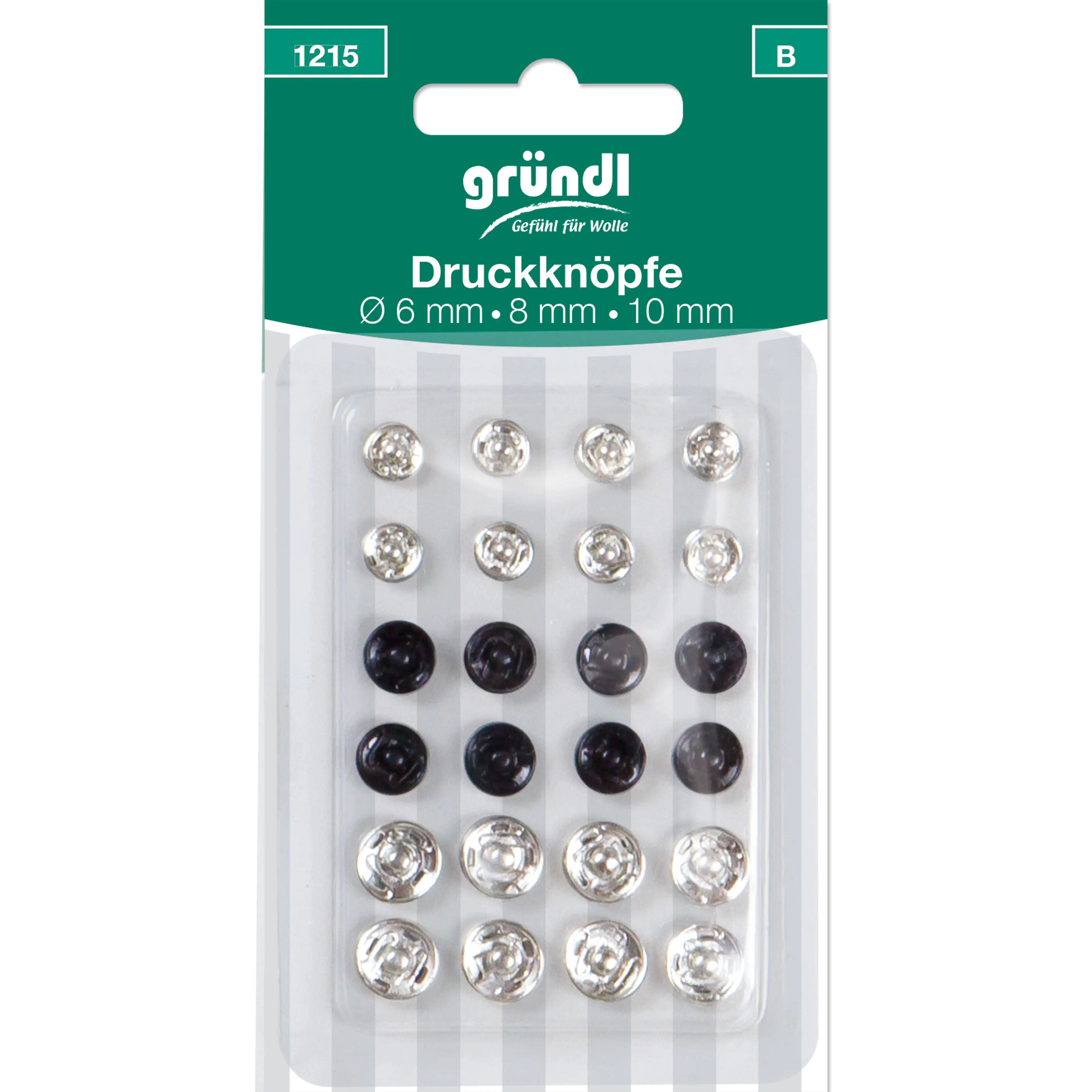 Gründl Druckknöpfe 24 Stück