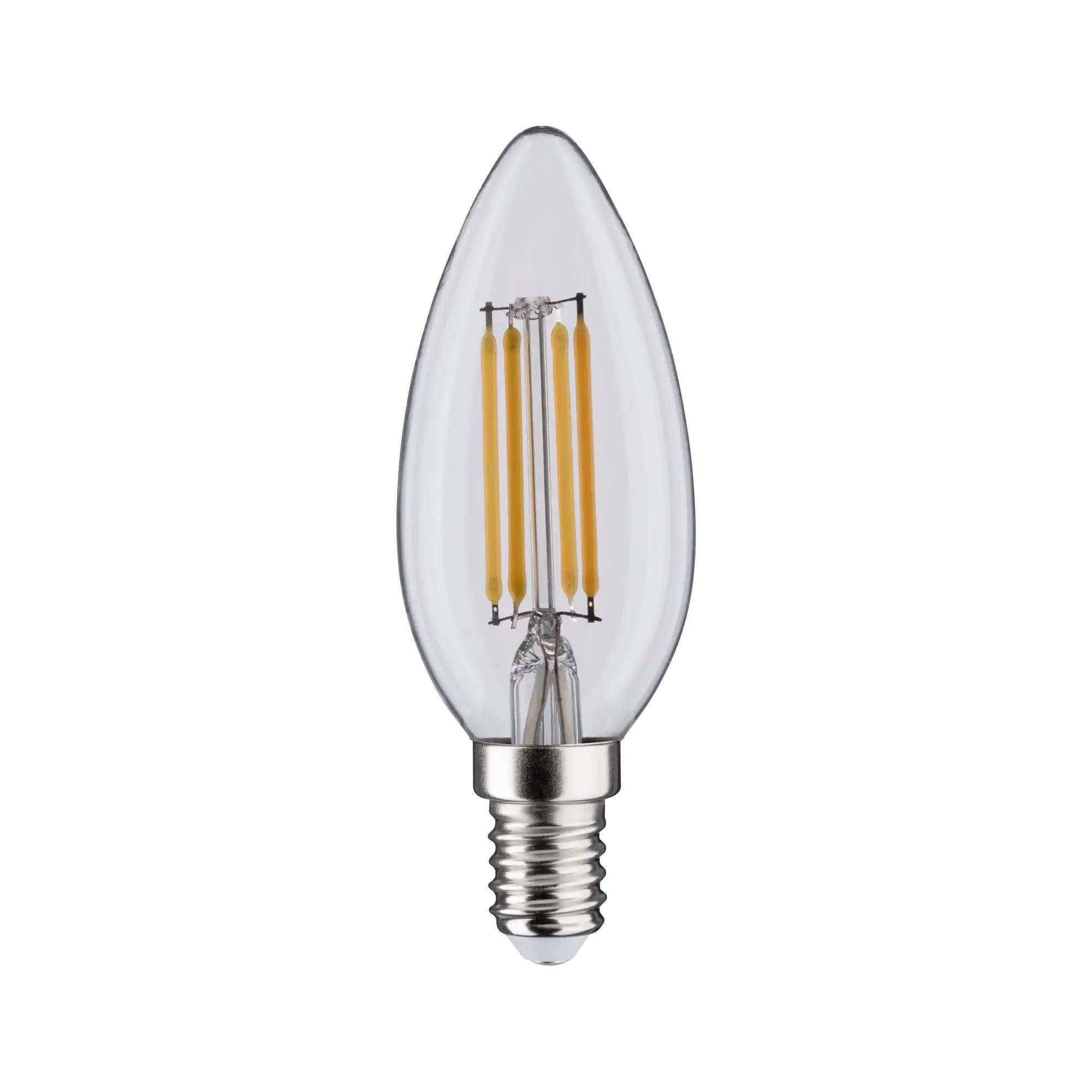 Paulmann LED Leuchtmittel Filament Kerze klar E14 3-Stepp-dimmbar