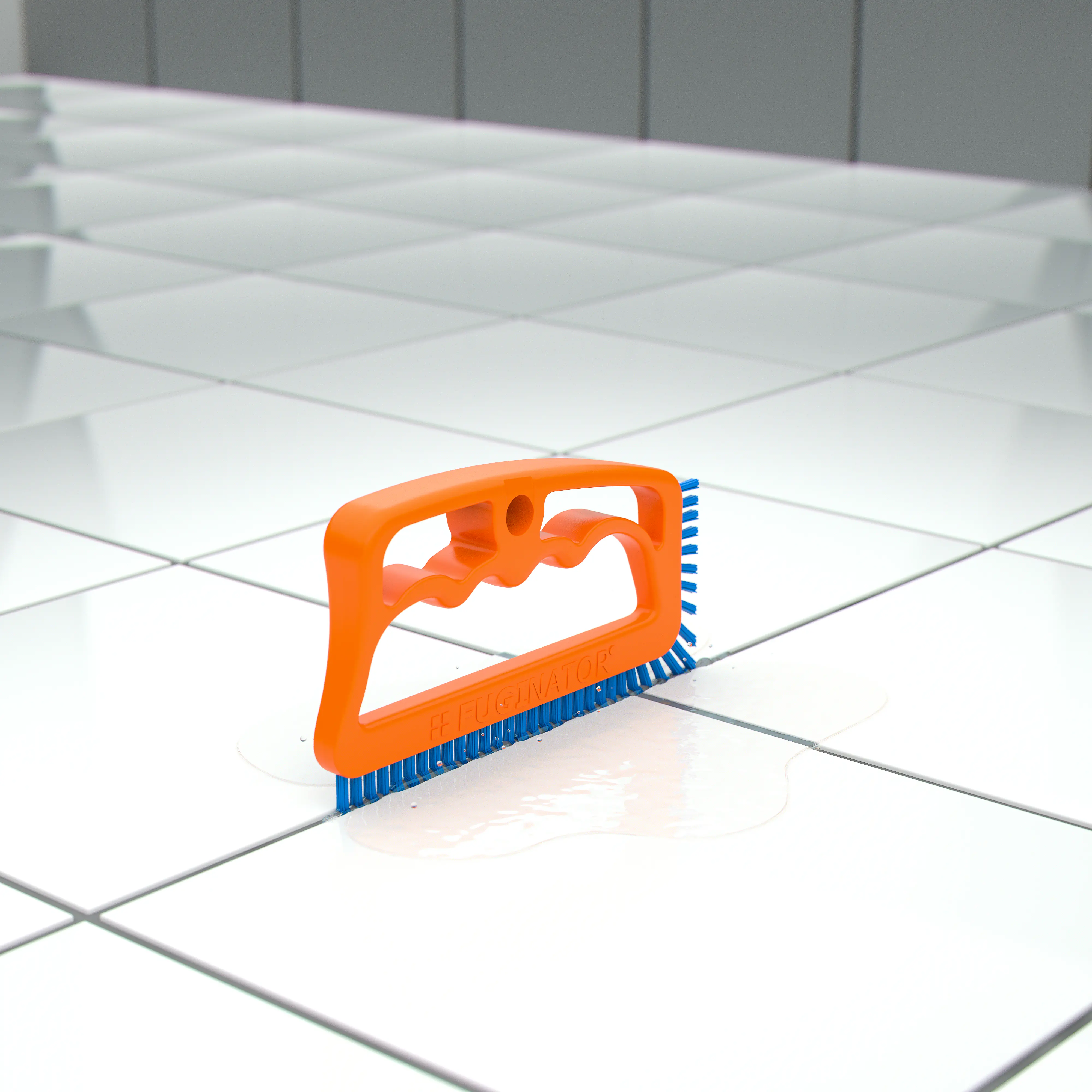 Fuginator Fugenbürste Classic Kunststoff orange/blau