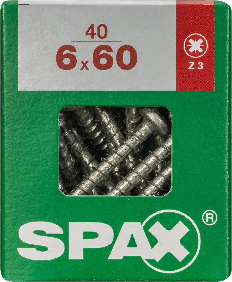 Spax Universalschrauben 6.0 x 60 mm TX 30 - 40 Stk.