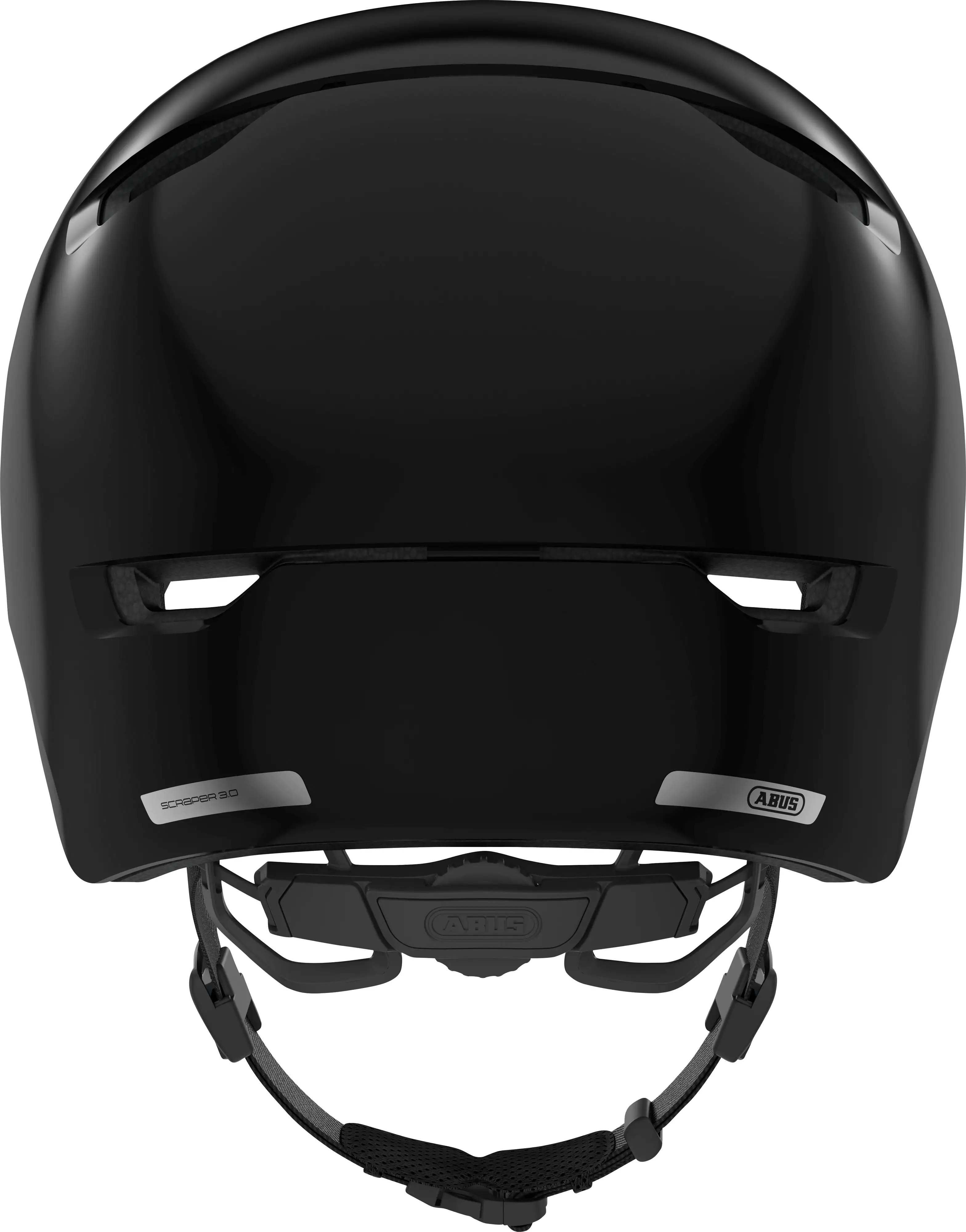 Abus Fahrradhelm Kinder Youth S shiny black