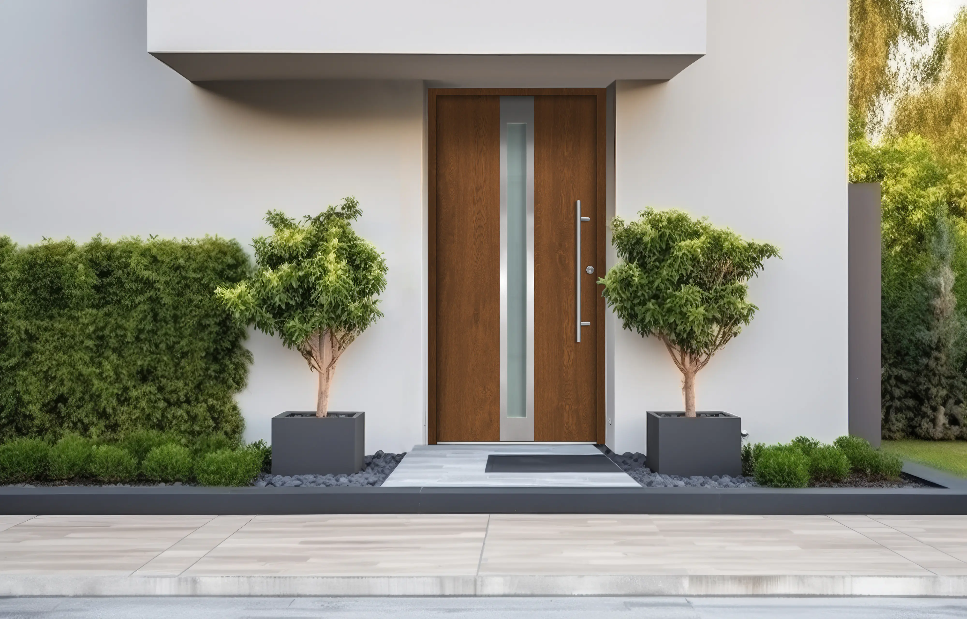 Splendoor Haustür Passivedoor Premium B01 Golden Oak DIN Rechts 110 x 210 cm
