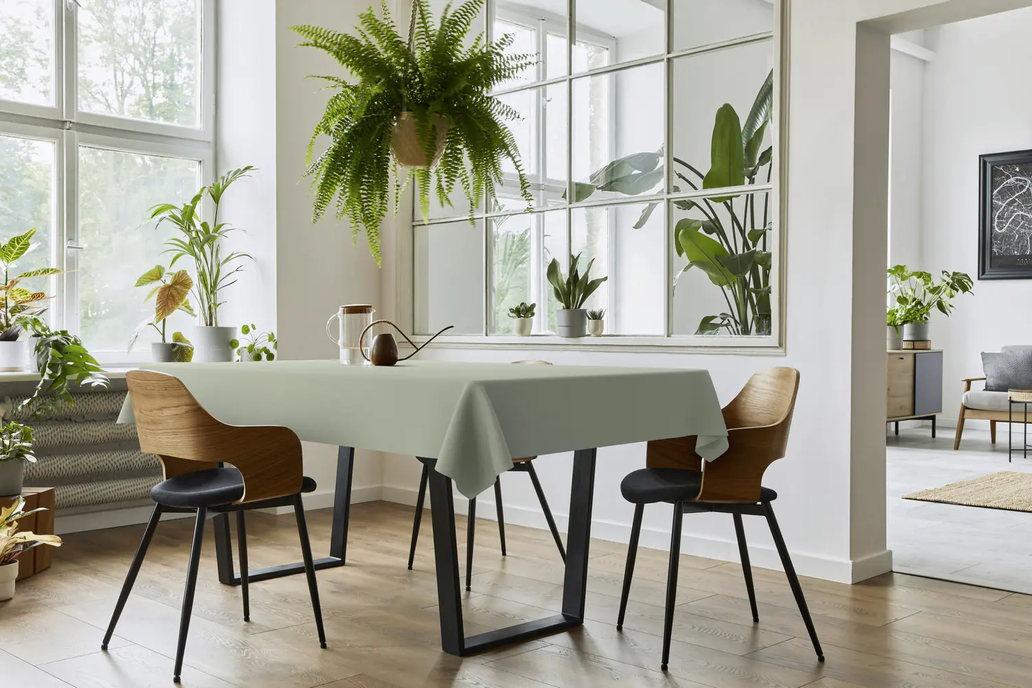d-c-fix Tischdecke Sage Green 150 x 220 cm