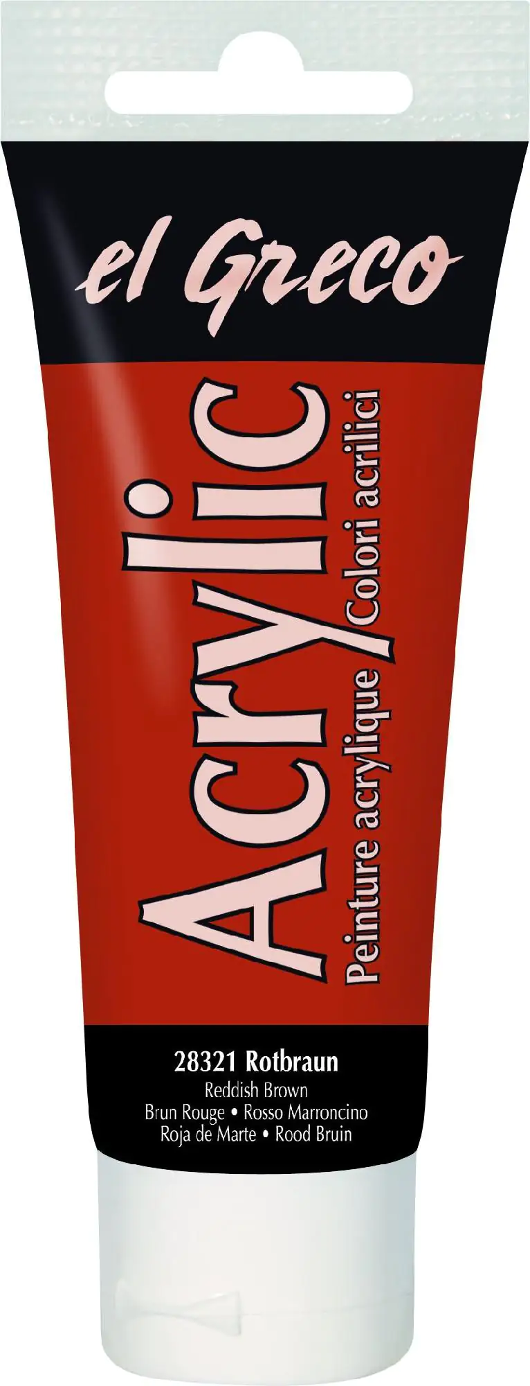 Kreul el Greco Acrylic Tube rotbraun 75 ml