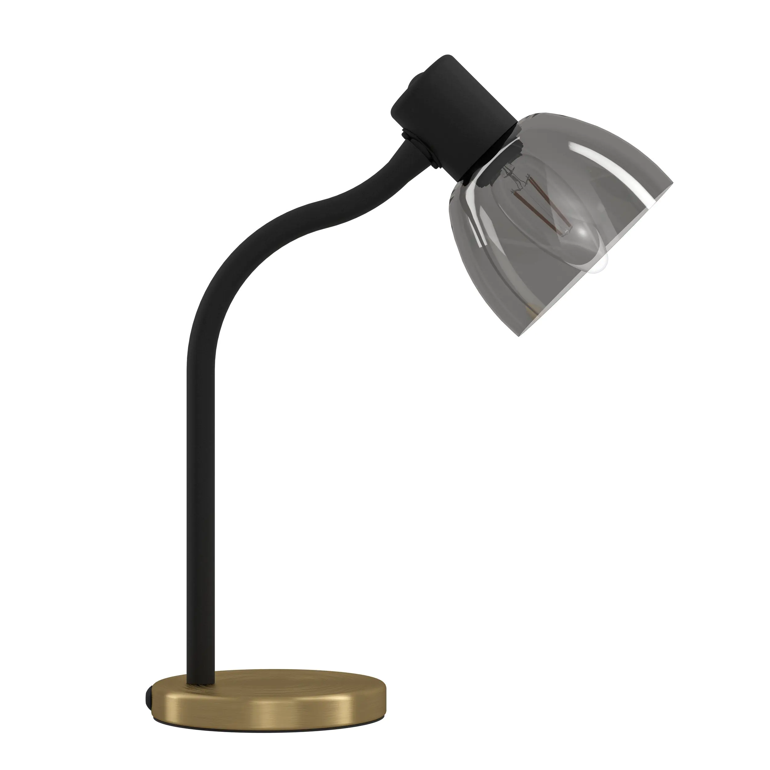 Eglo Tischlampe Macere 34 x 22 cm schwarz messing