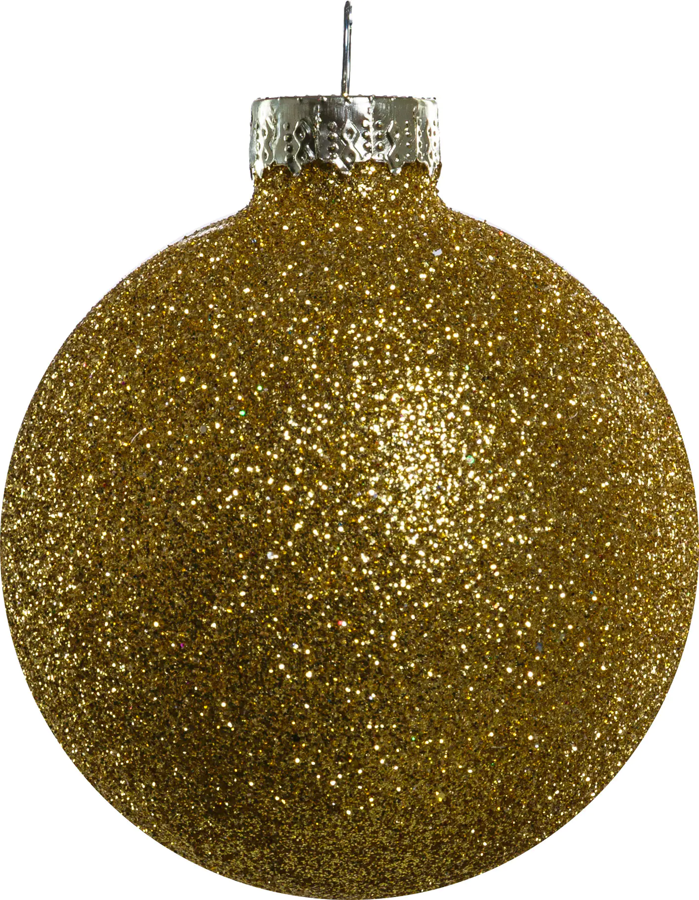 TrendLine Weihnachtskugeln aus Glas Ø 5/ 5,7/ 6,7 cm gold 42 Stück