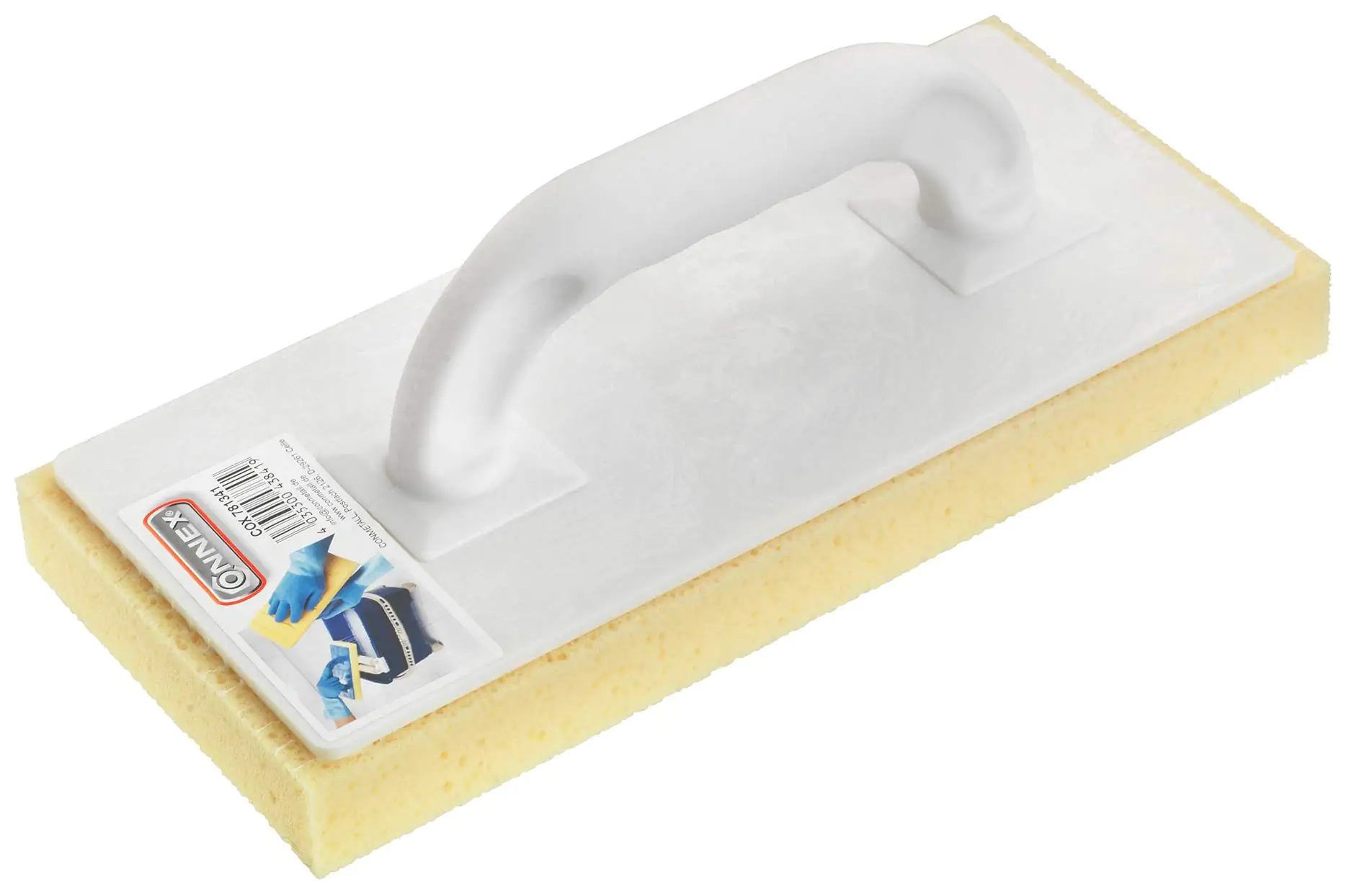 Connex Fliesenwaschbrett 14 x 31 cm Kunststoff mit Hydro-Schwammauflage gerastert