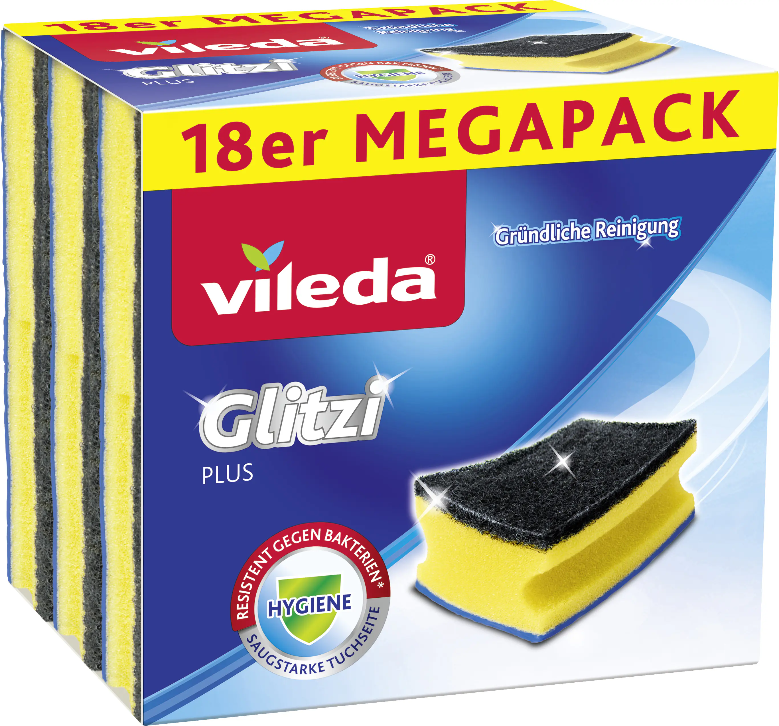 Vileda Topfreiniger Glitzi Plus Mega-Pack 18er