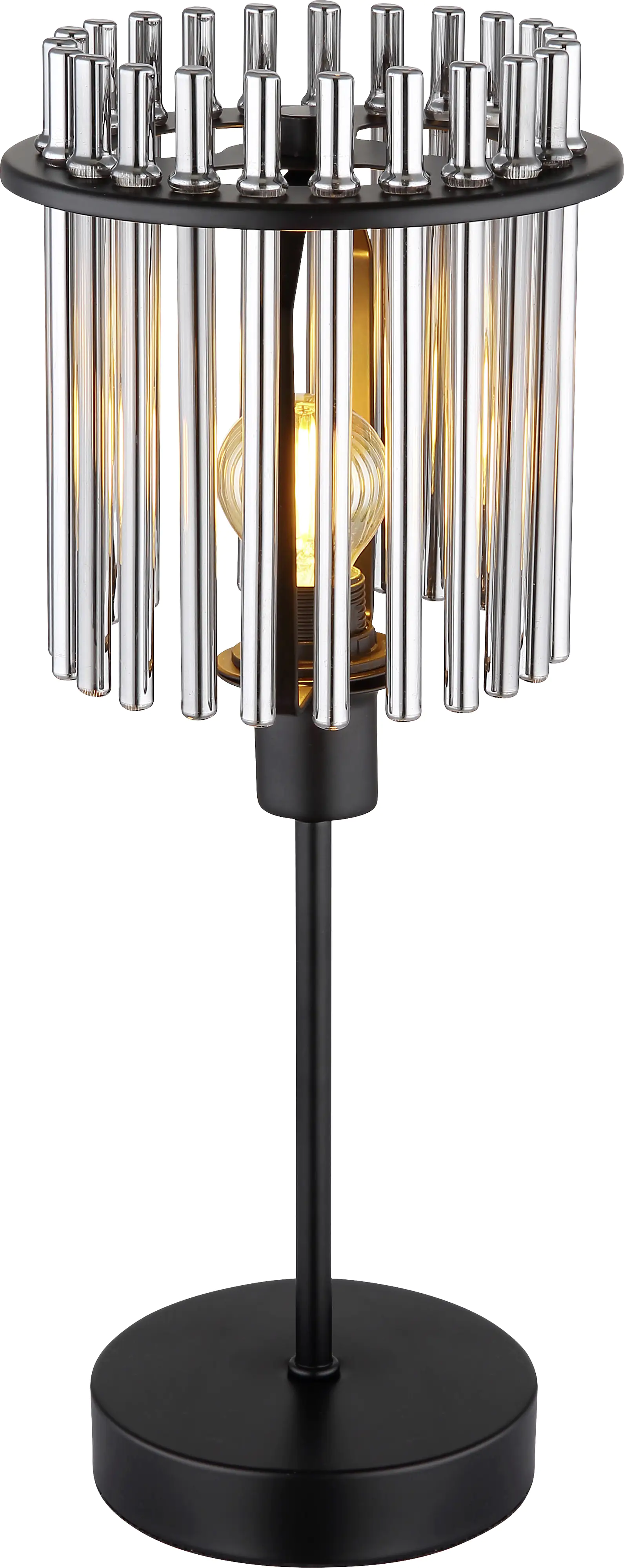 Globo Tischlampe Gorley 37,5 cm schwarz