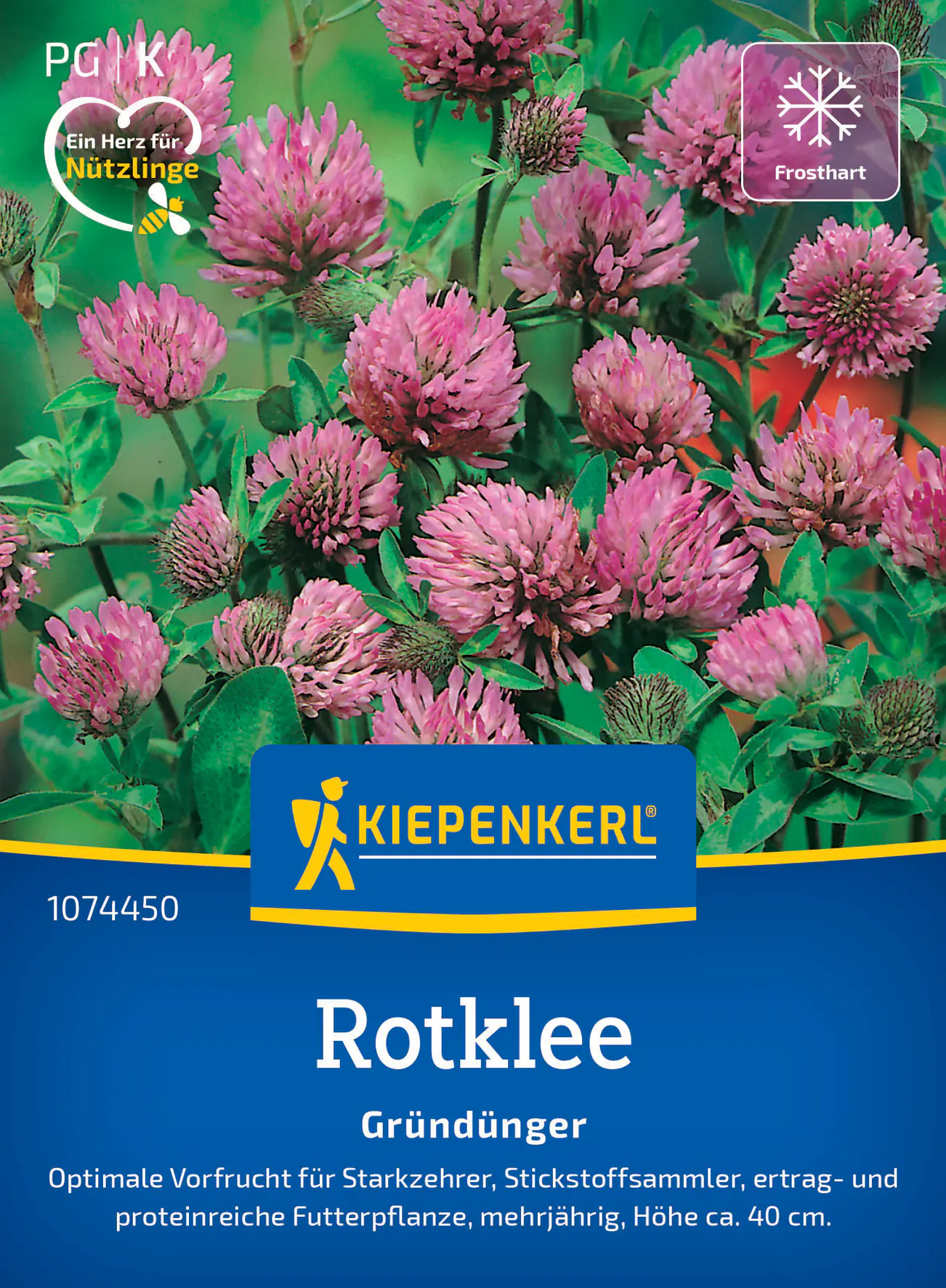 Kiepenkerl Saatgut Rotkleesamen Wiesenklee für ca. 20 m²
