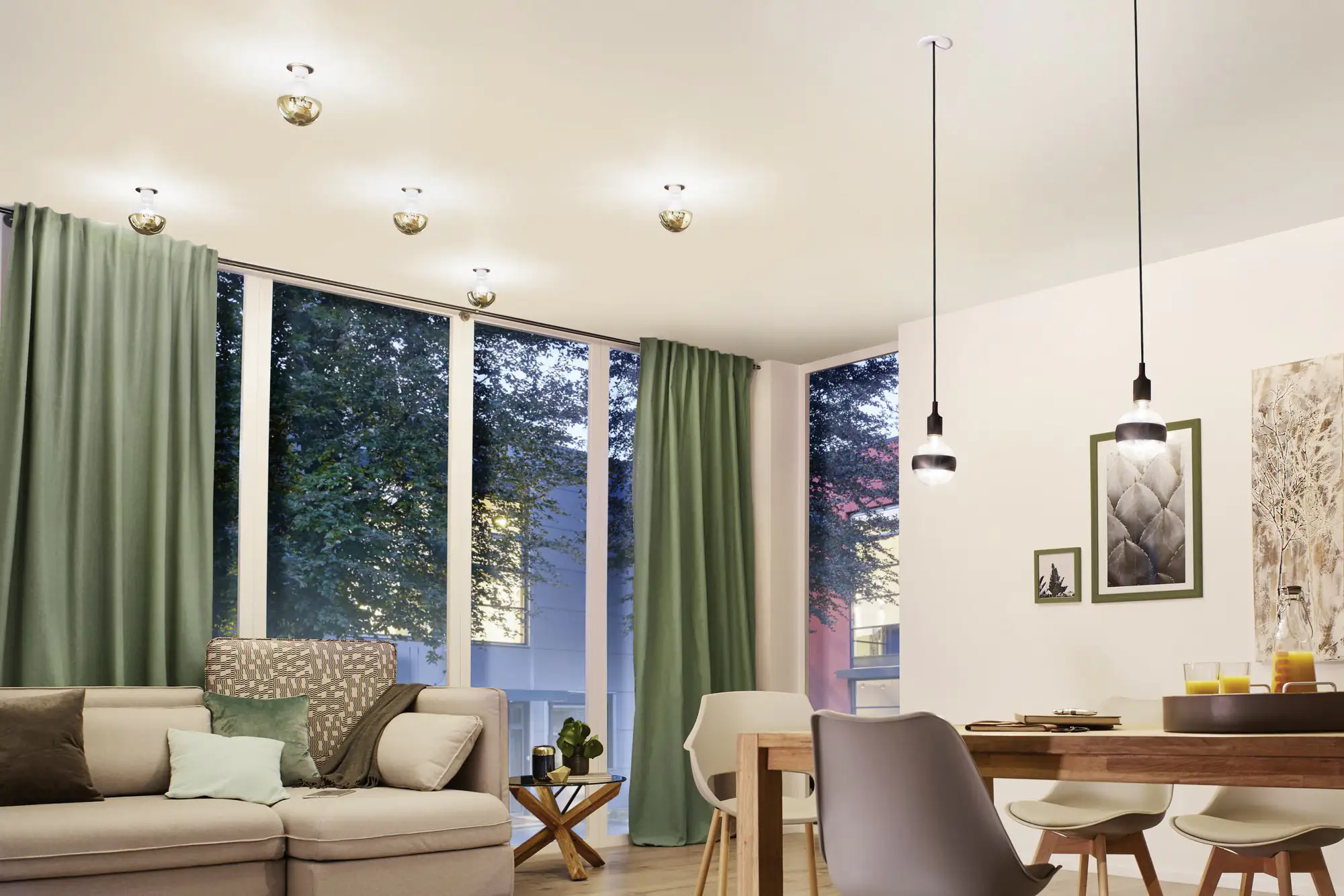 Paulmann LED Modern Classic Edition E27 G125 Ringspiegel 6,5 W dimmbar