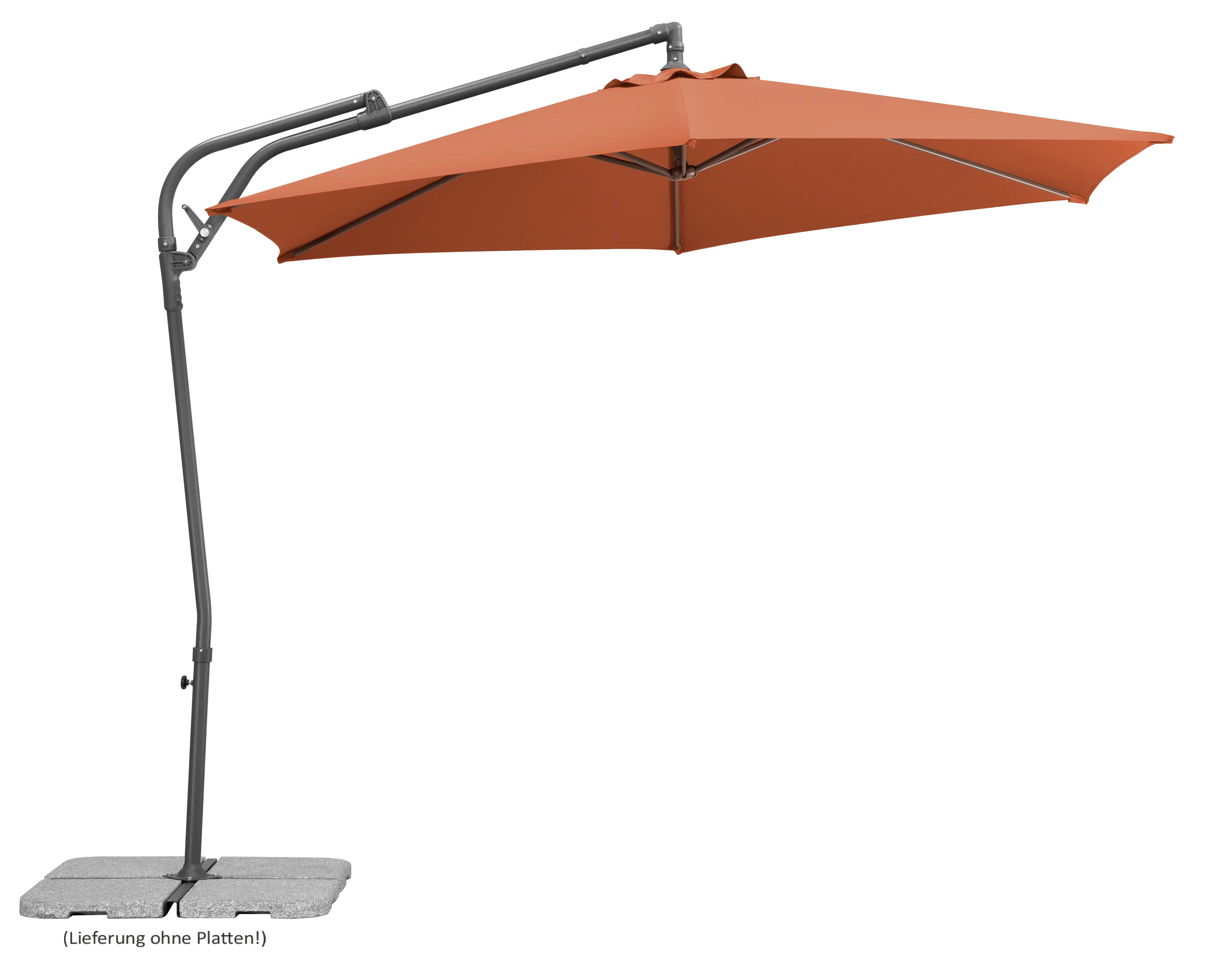Schneider Ampelschirm Genua terracotta Ø 300 cm