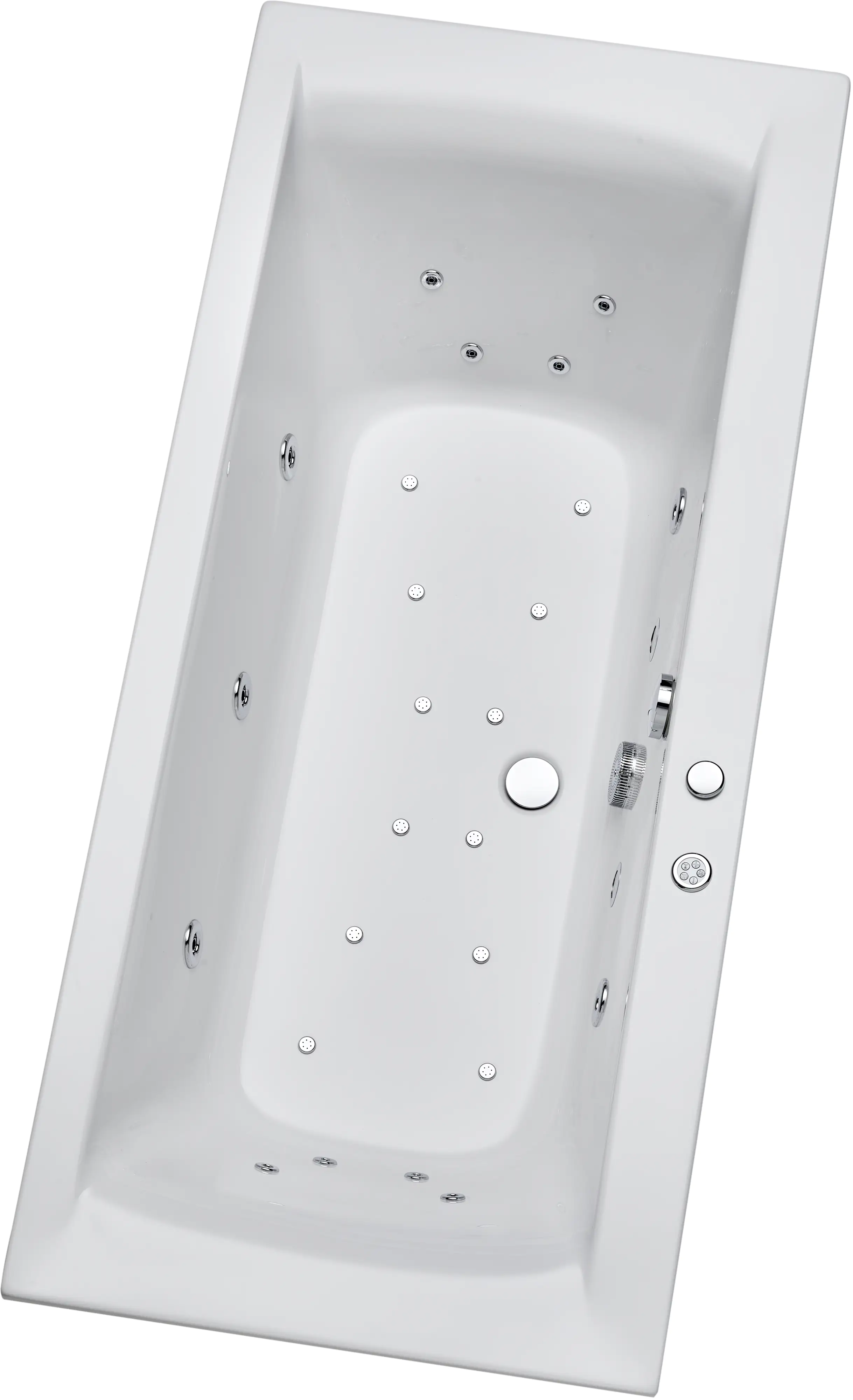 Ottofond Whirlpool-Komplettset Rosa 180 x 80 cm weiß