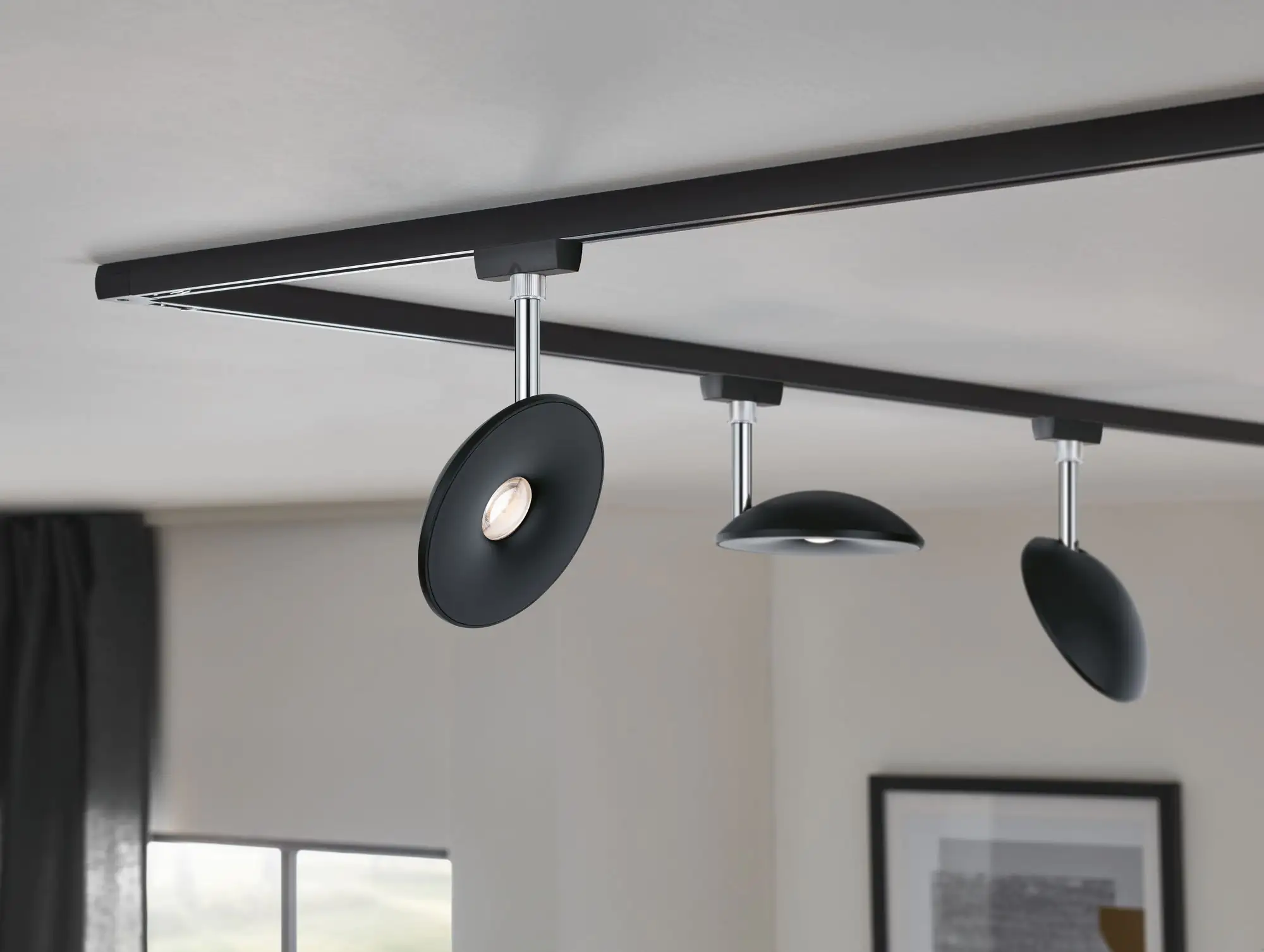 Paulmann Urail LED Einzelspot Sphere schwarz matt 11,98 cm 7 W