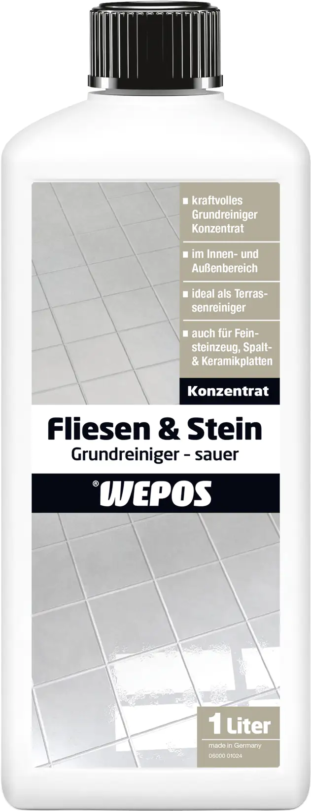 Wepos Fliesen- und Steinreiniger 1 L