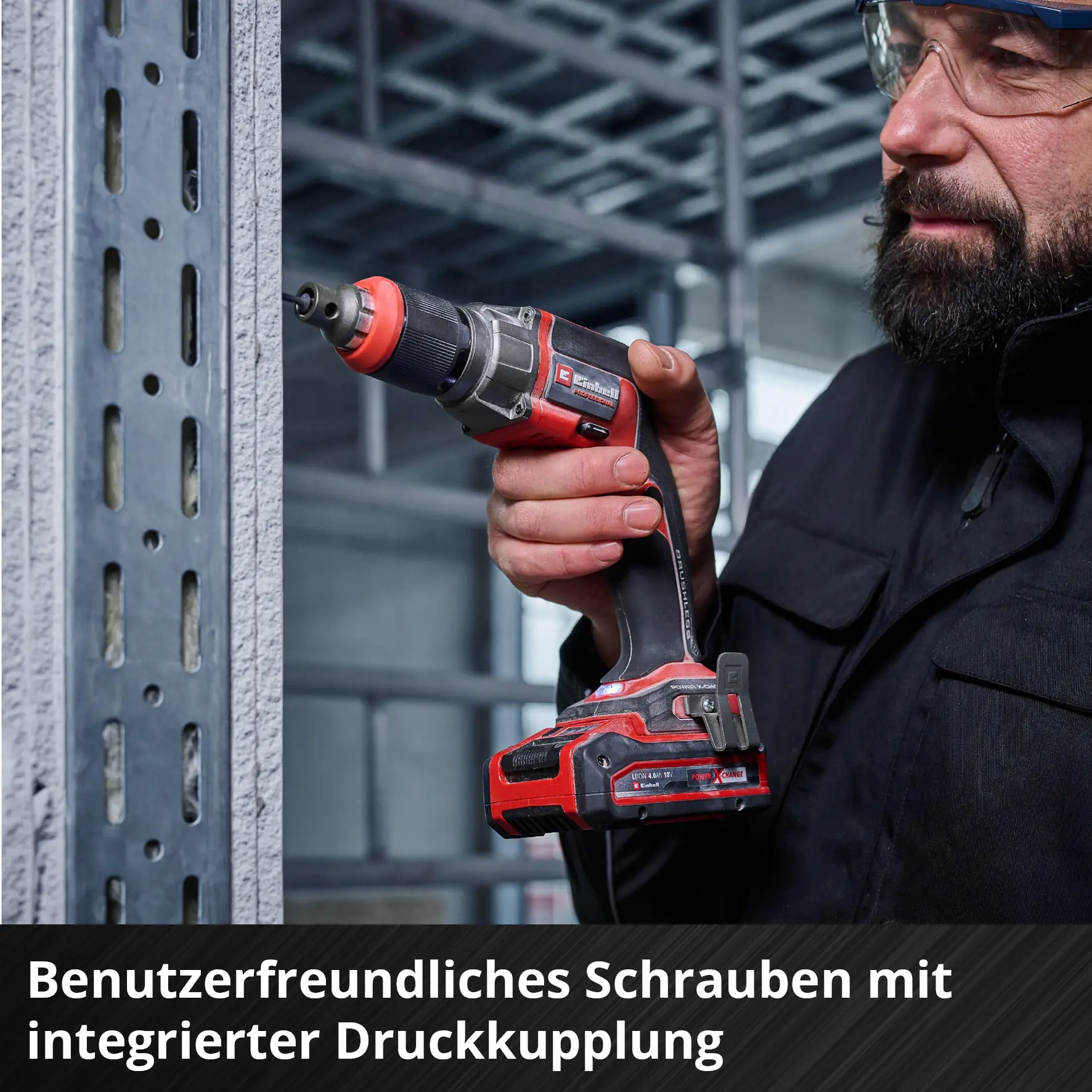Einhell Professional Akku-Trockenbauschrauber TP-DY 18 Li BL Solo
