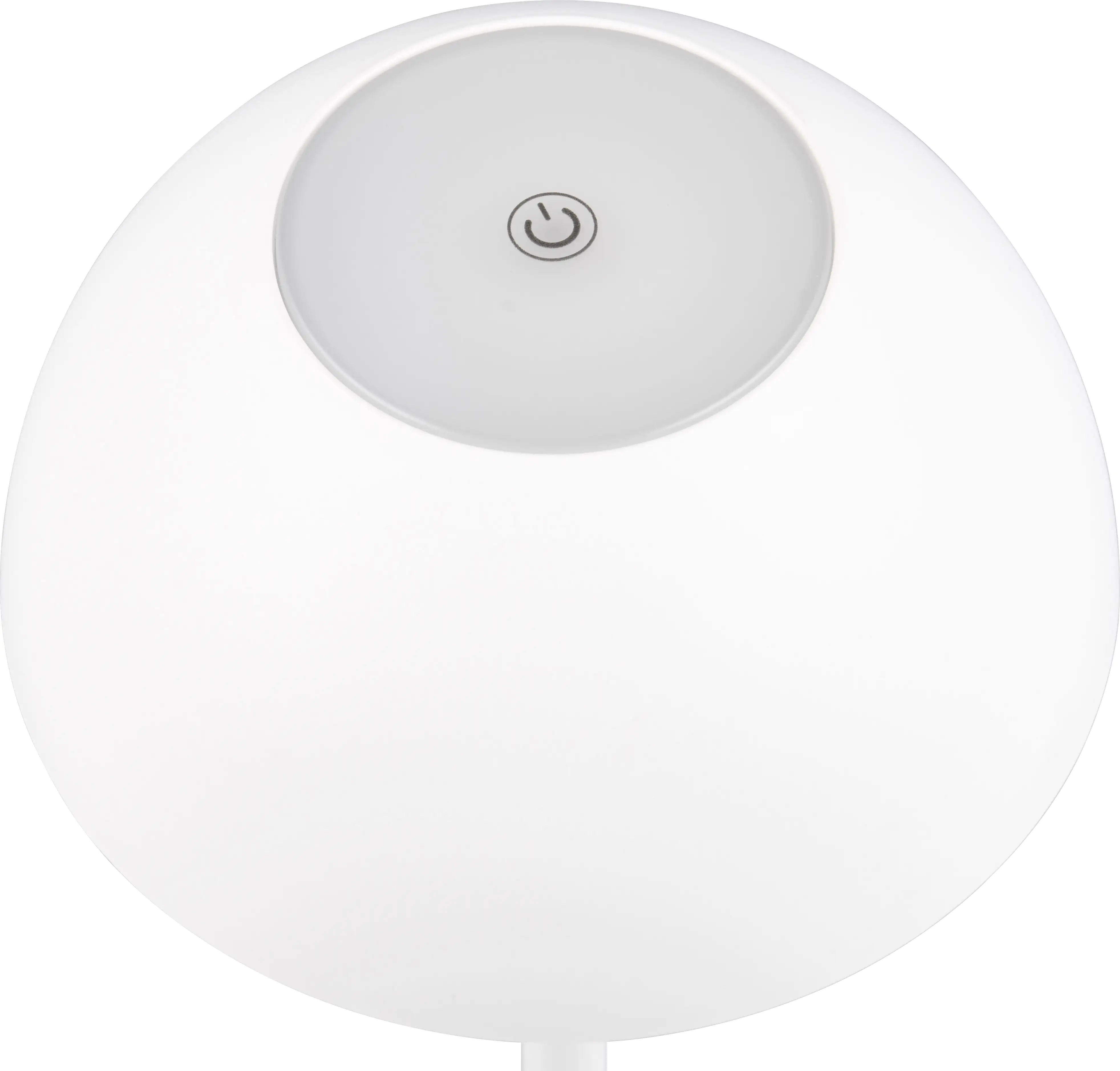 Reality Leuchten LED Akku-Tischleuchte Ricardo weiß 30 cm warmweiß
