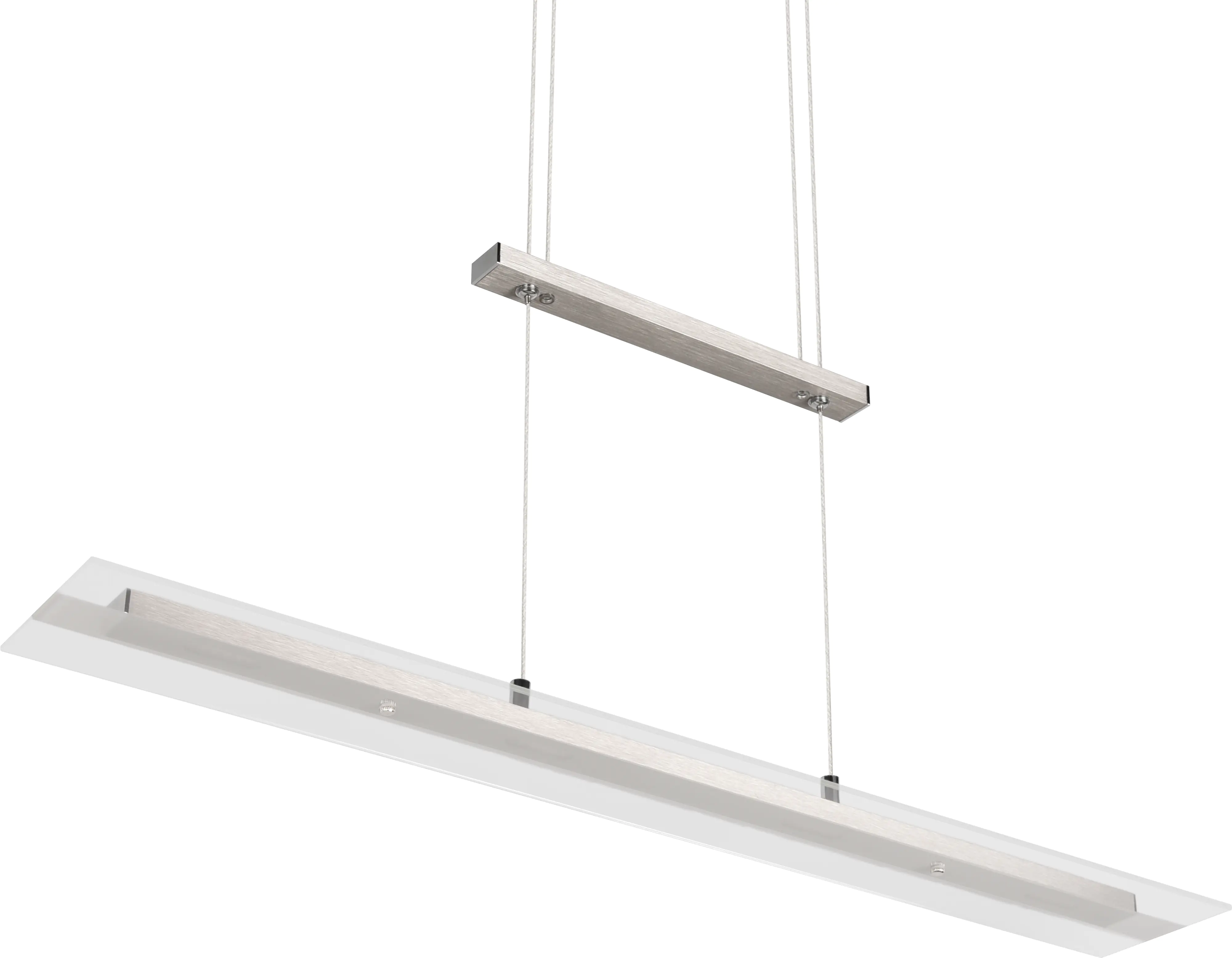 Trio Leuchten LED Pendelleuchte Milos 4x 5W nickel, Metall