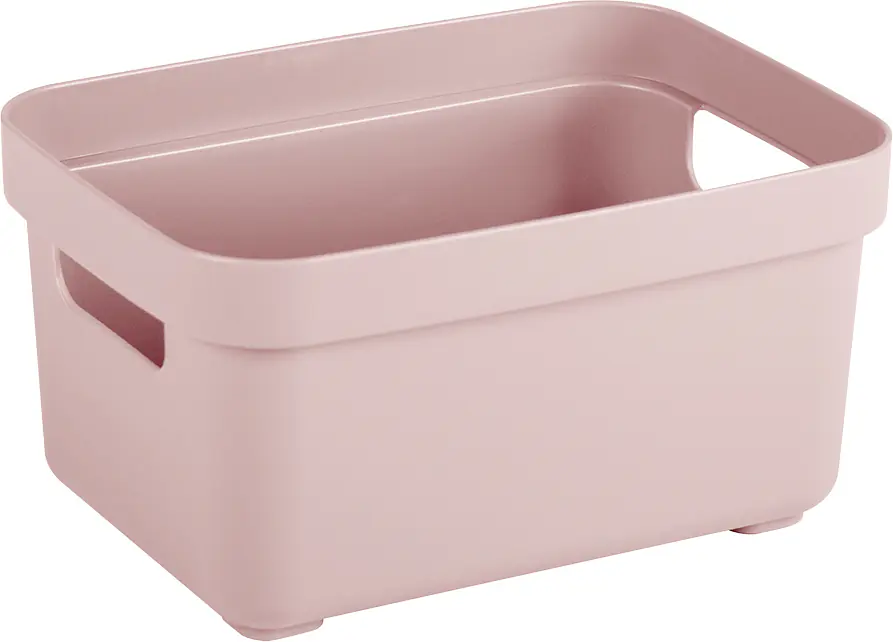 Sunware Aufbewahrungsbox Sigma Home mit Griffen 18 x 13 cm 2,5 L rosa