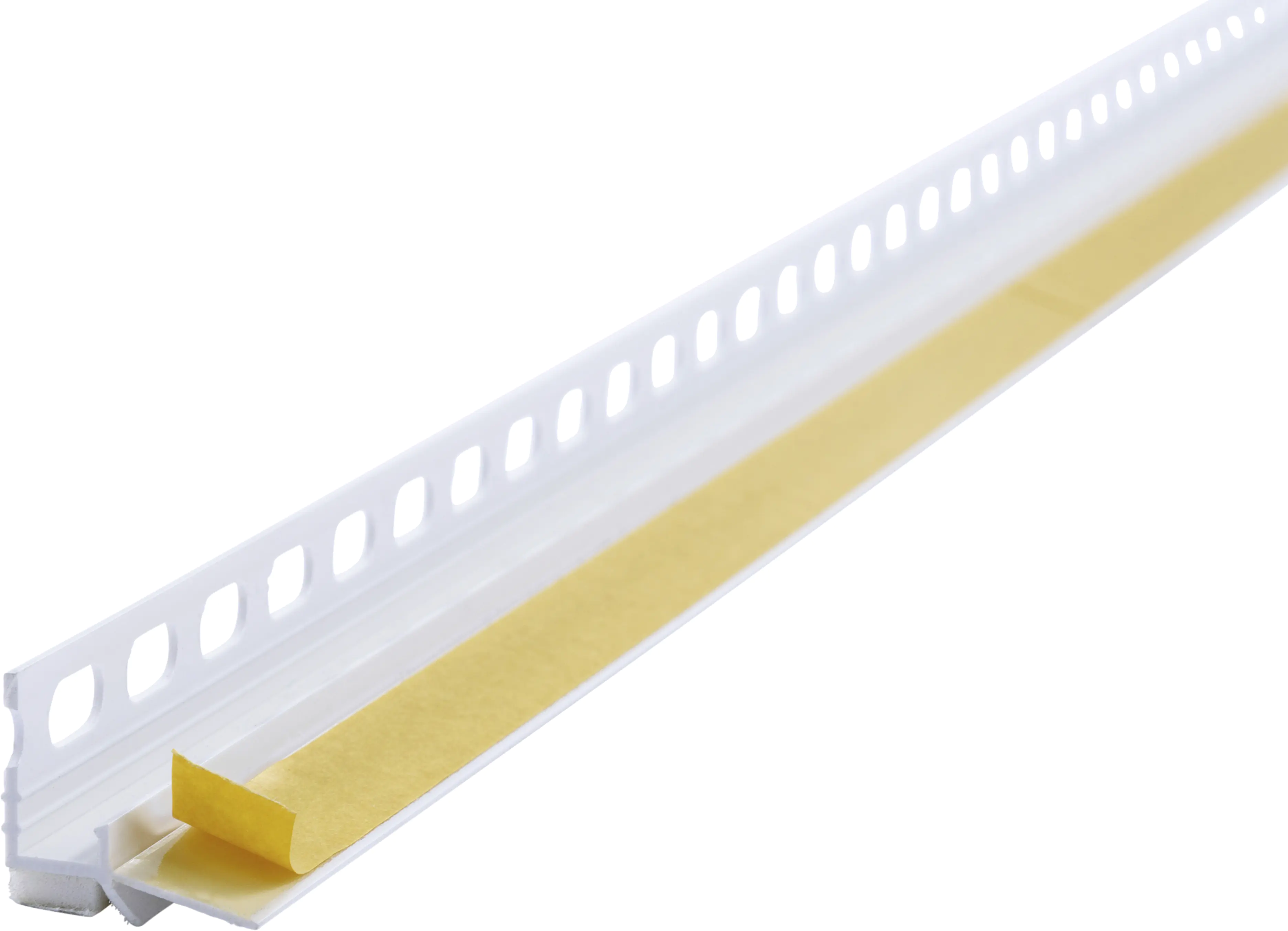 baukom Anputzleiste PVC 2,6 m lang, 9 mm Putzdicke
