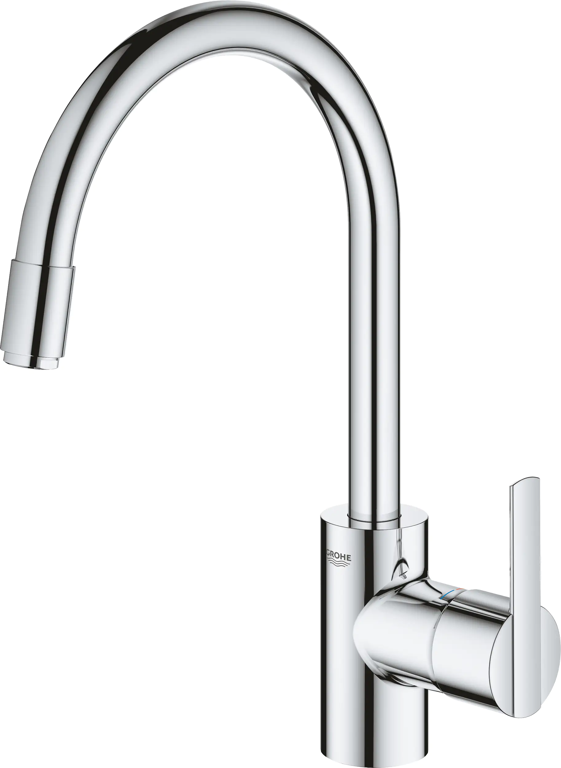 Grohe Spültischarmatur Feel verchromt, mit Handbrause