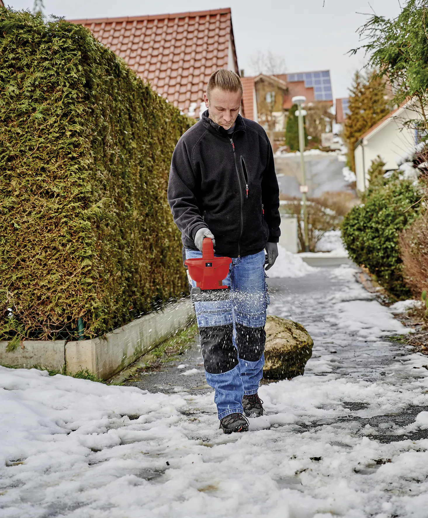 Einhell Akku Universal Streuer GE-US 18 Li-Solo 3,3 L Füllmenge