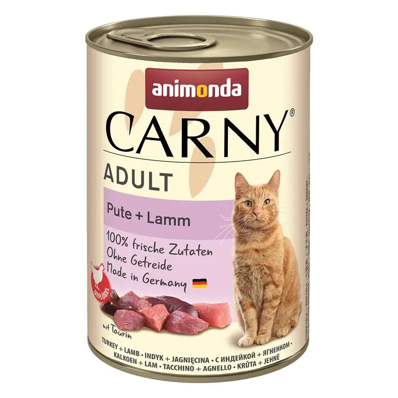 Animonda Carny Adult Katzennassfutter getreidefrei 400 g Pute & Lamm