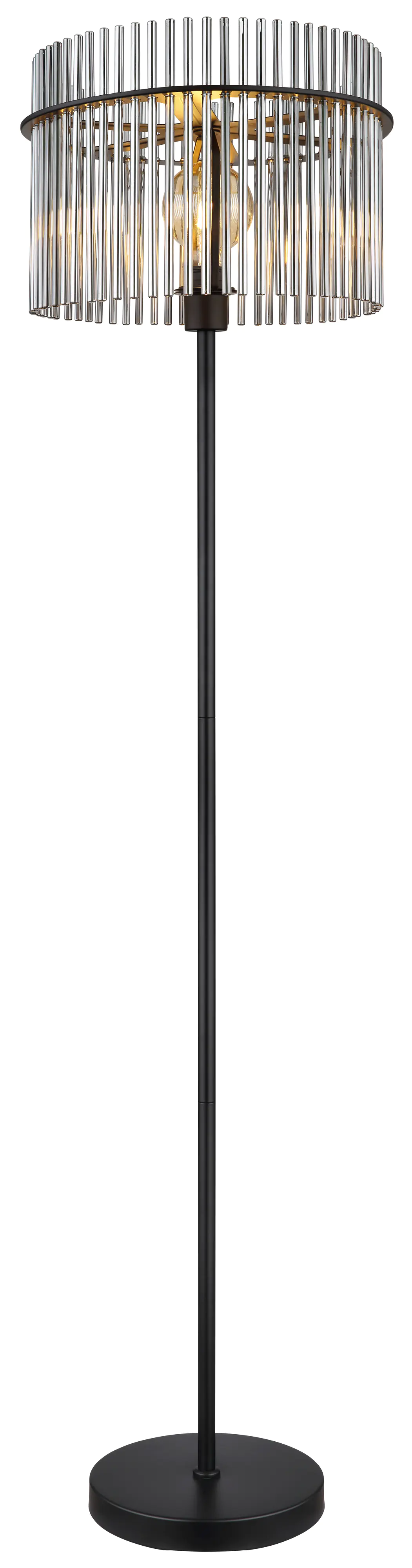 Globo Stehleuchte Gorley schwarz chrom 152 cm