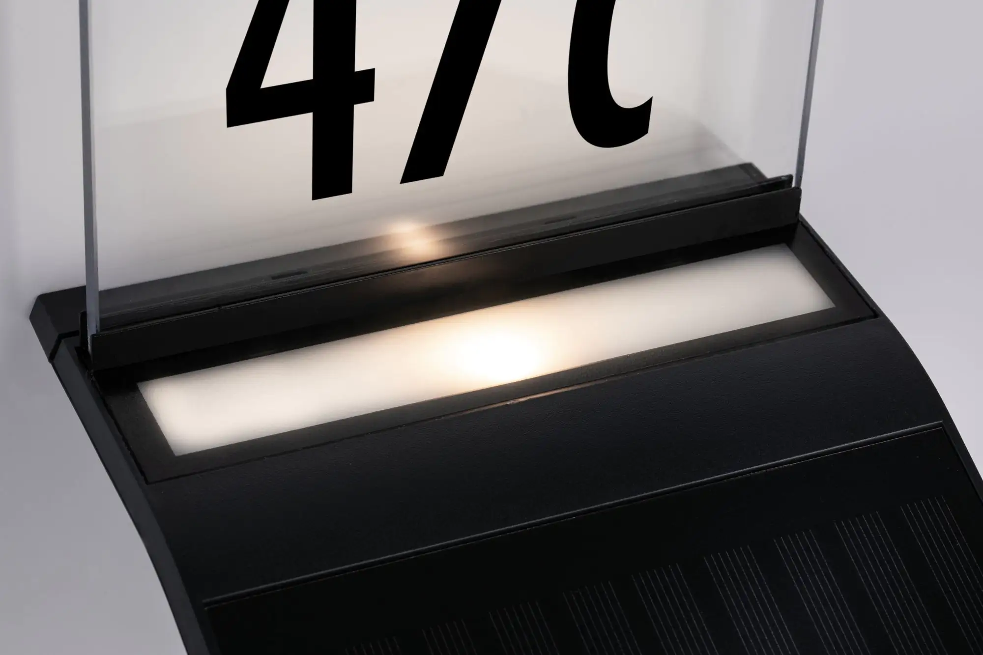 Paulmann LED Solar-Hausnummernleuchte Yoko anthrazit warmweiß