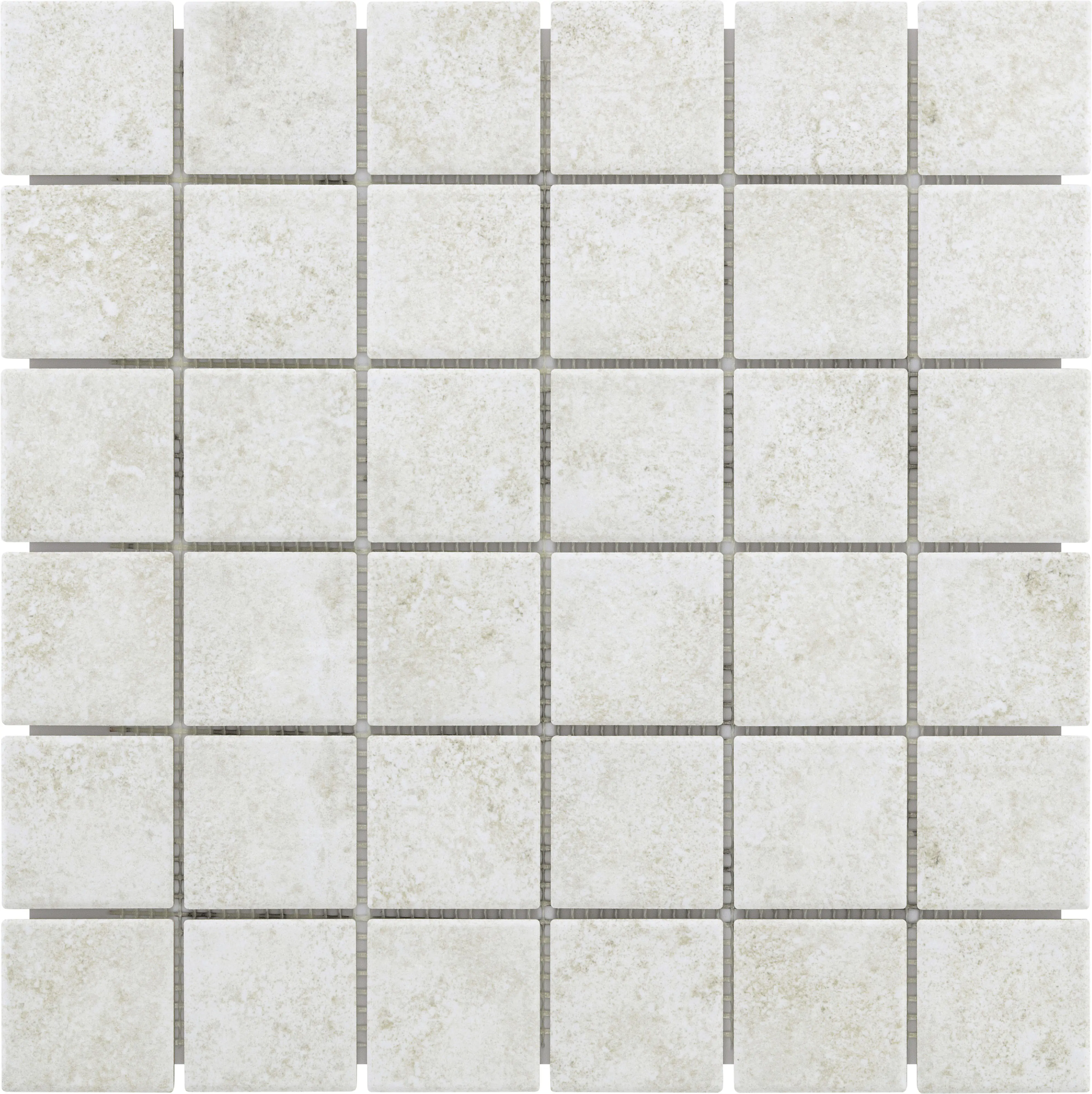 KNG Mosaikfliese rutschhemmend 29,7 x 29,7 cm travertinweiß