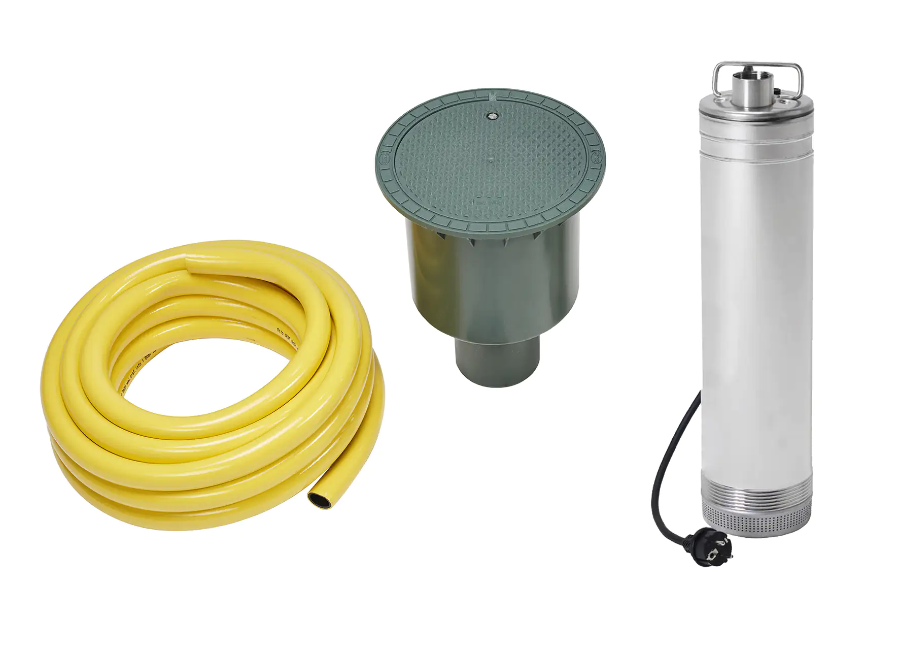 4rain Flat S Flachtank-Paket 3000 L Garten-Comfort, begehbar