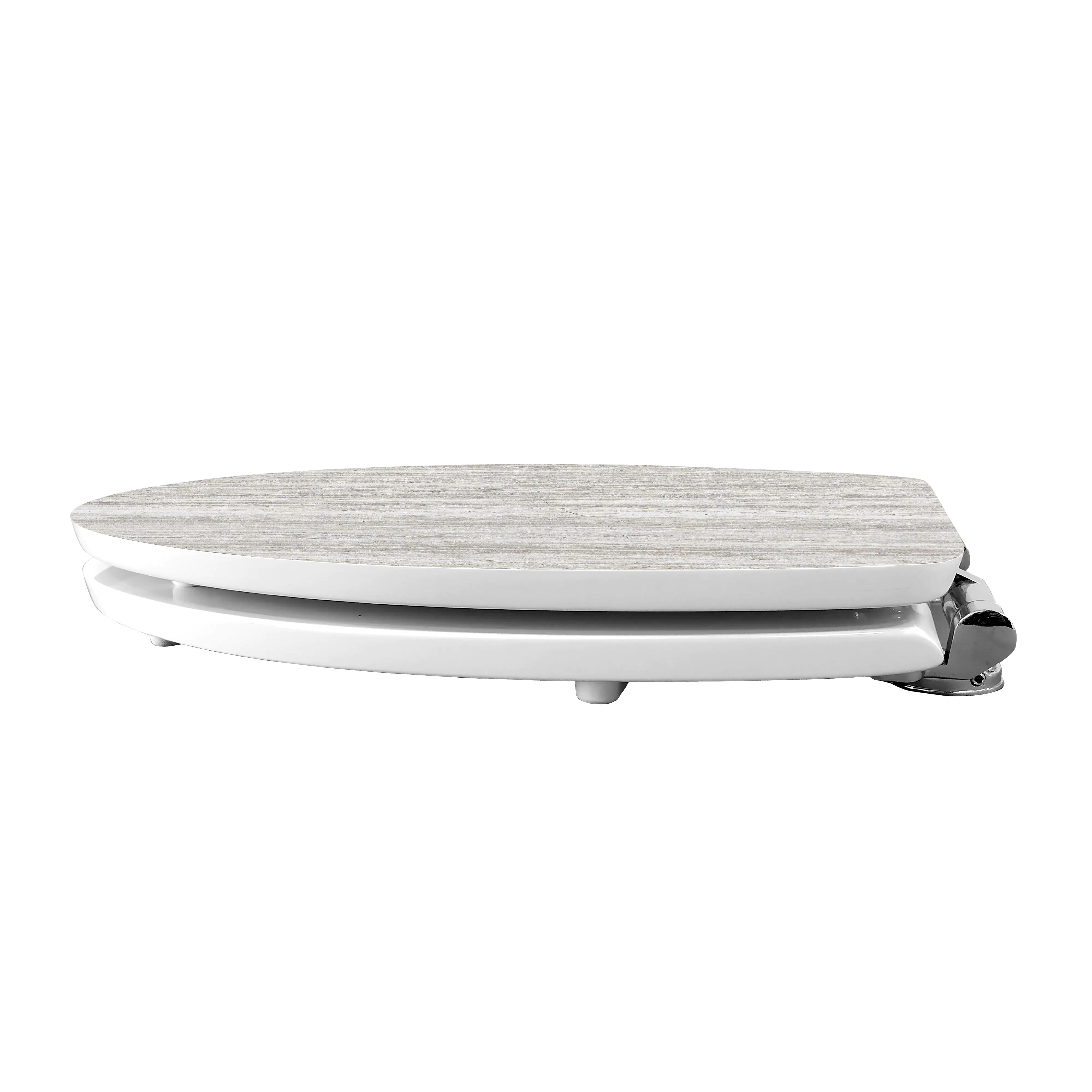 Primaster WC-Sitz mit Absenkautomatik White Wood