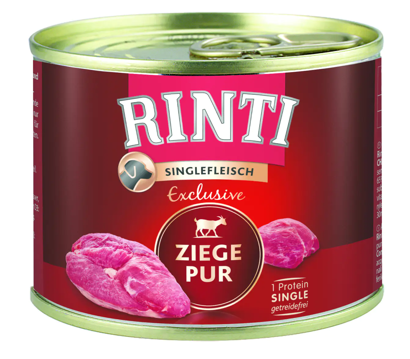 Rinti Singlefleisch Exclusive Hundenassfutter Adult getreidefrei 185 g Ziege