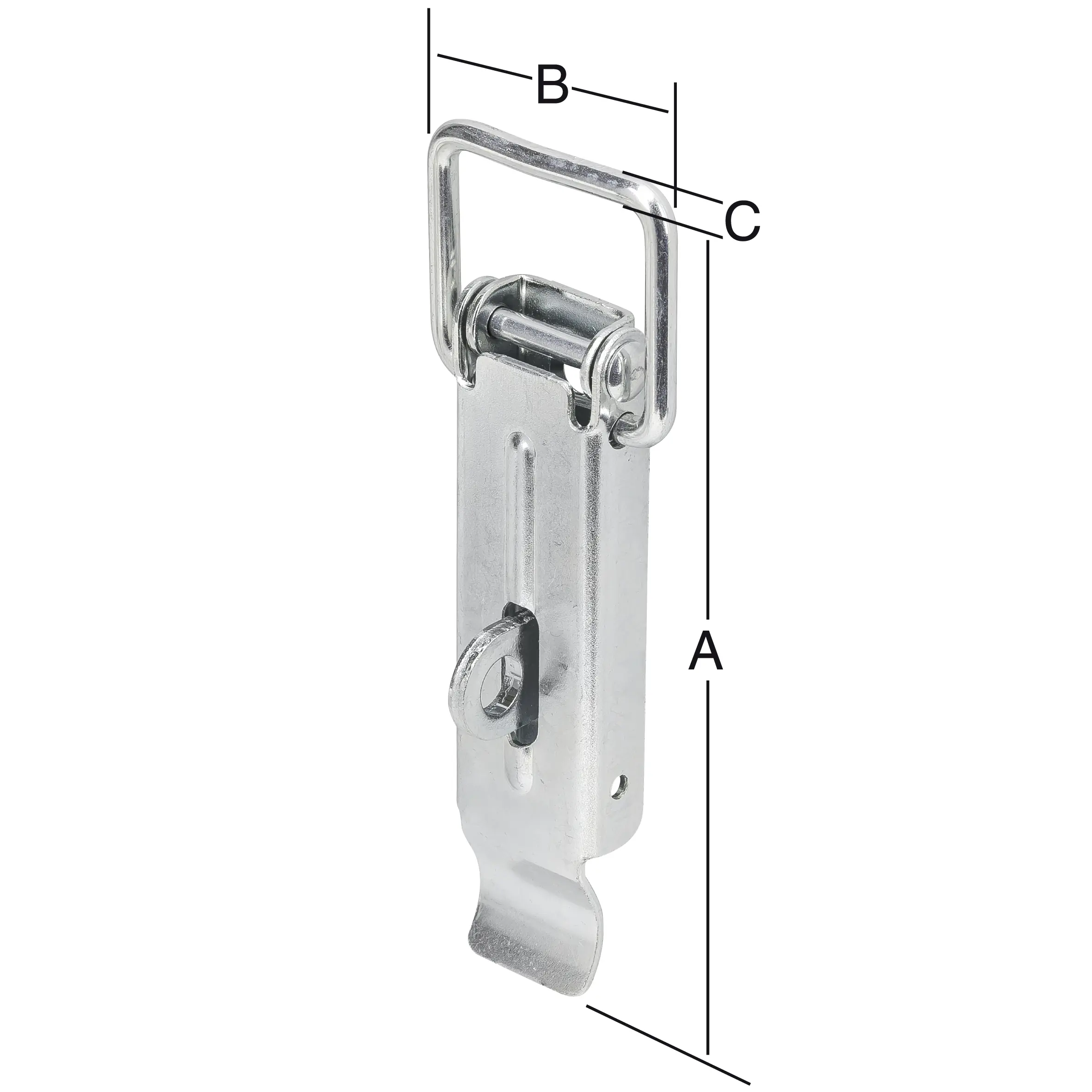 Vormann Spannverschlüsse verzinkt 110 x 37 x Ø 4.0 mm