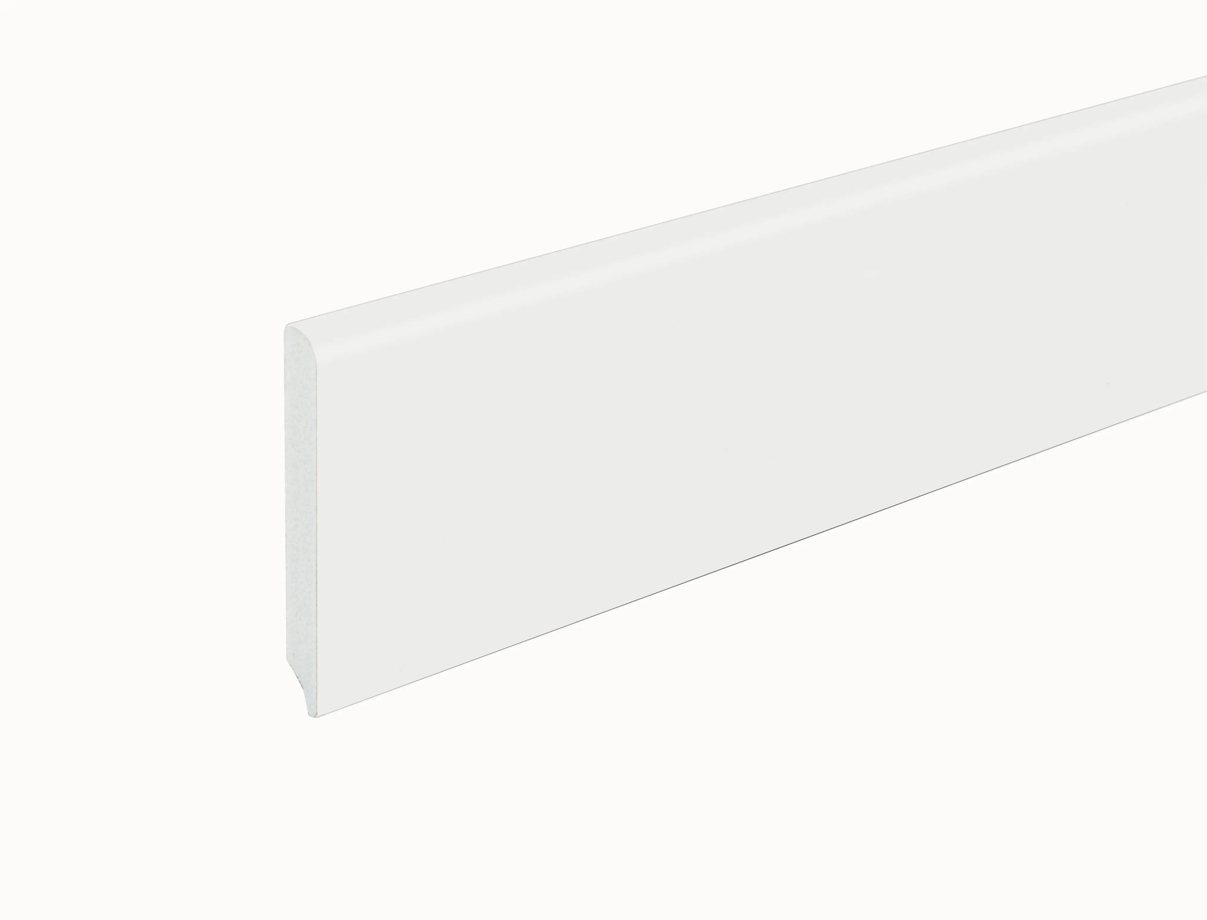 Neuhofer Fußleiste 202 cm x 80 x 10 mm weiß