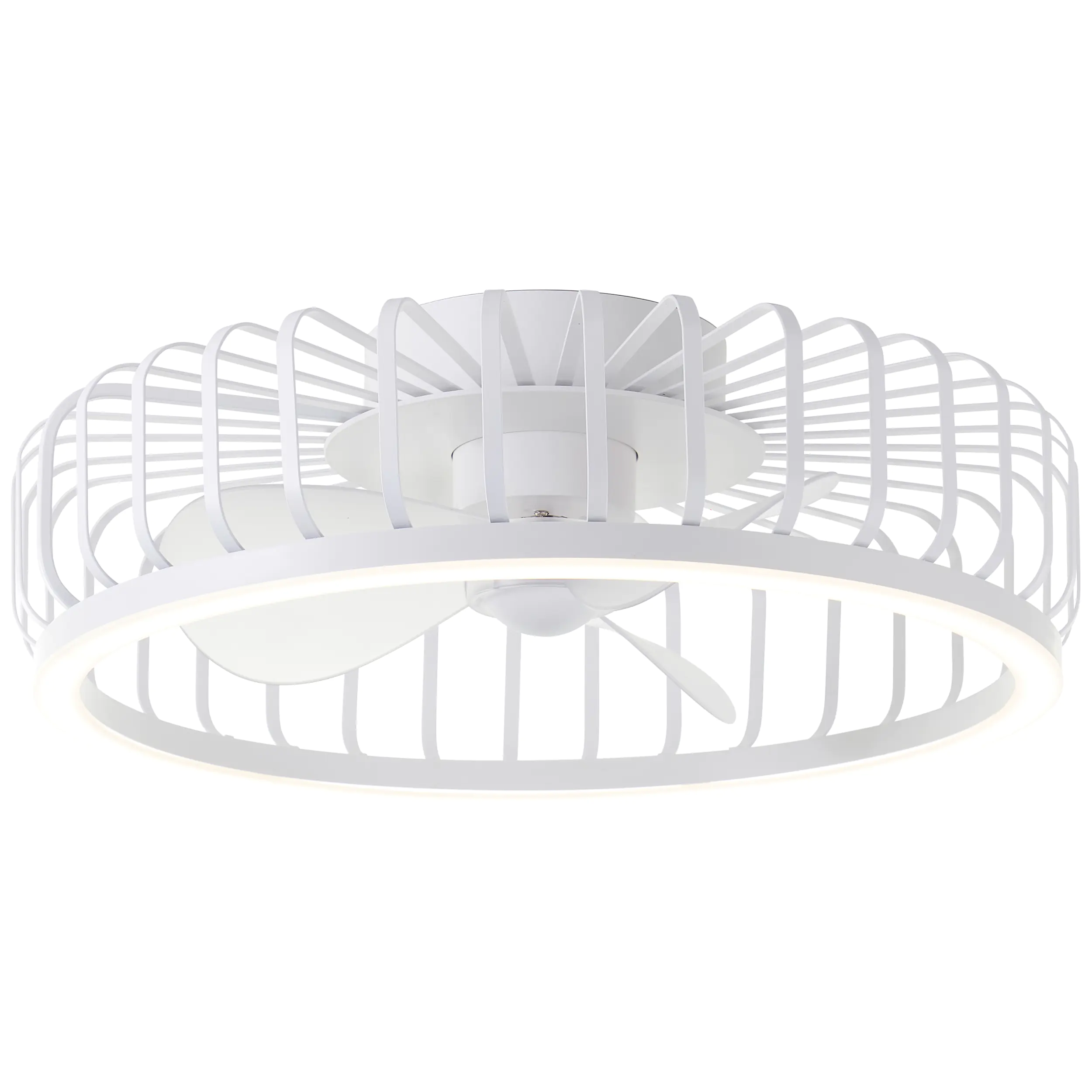 Brilliant LED Deckenventilator Capo Ø 48 cm 36 W weiß