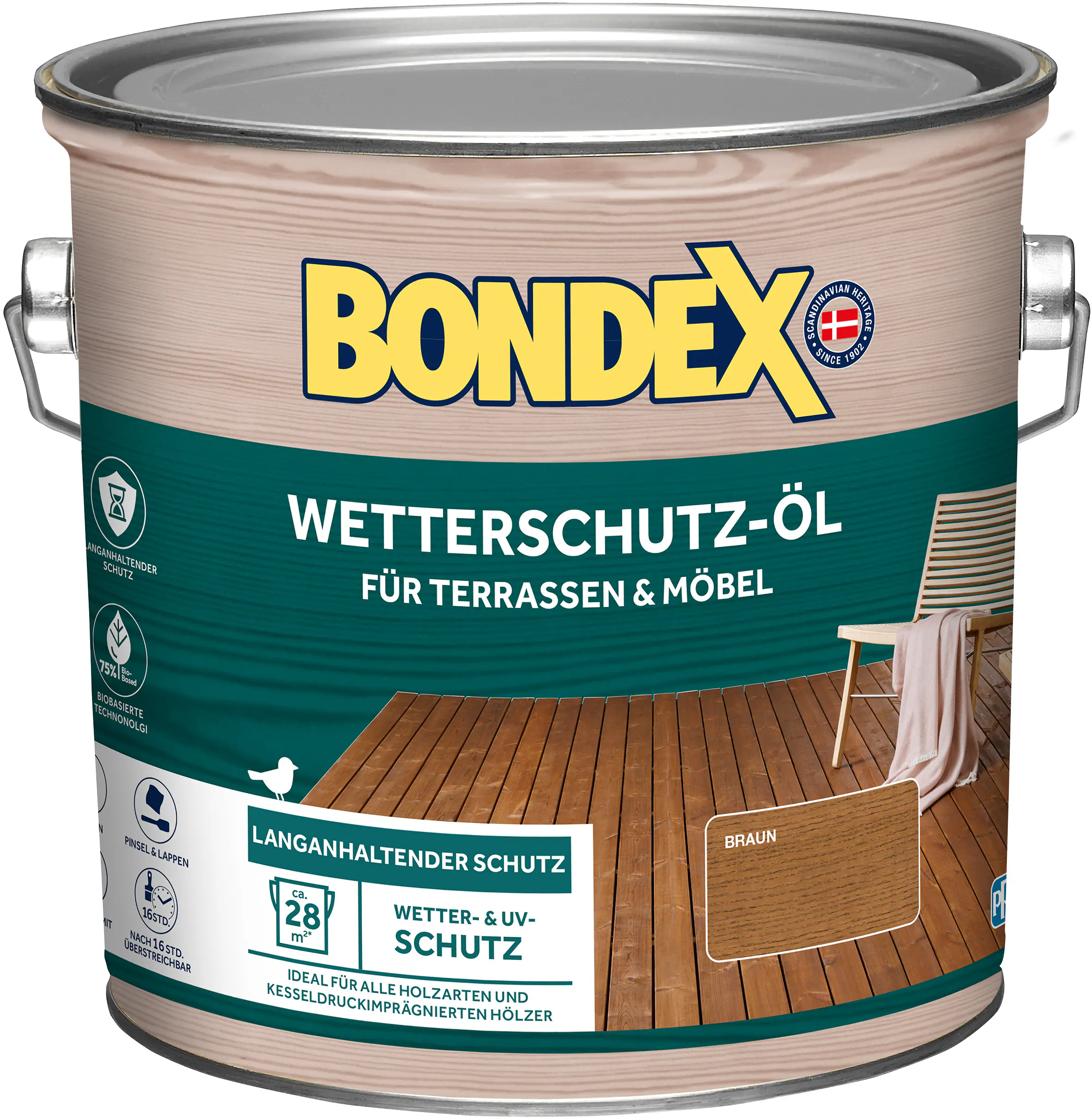 Bondex Wetterschutzöl 2,5 L braun
