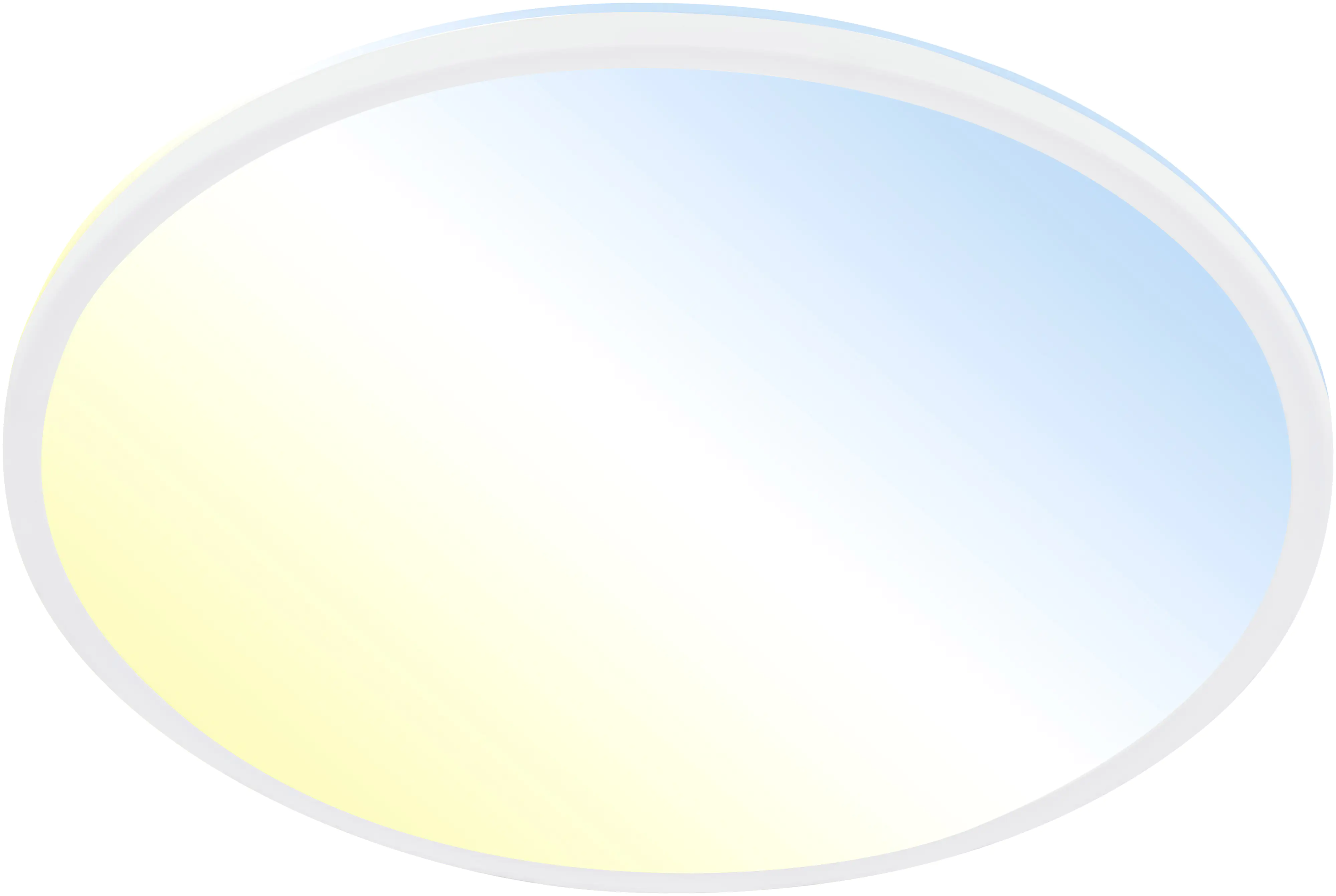 Briloner LED Panel Slim Ø 48 cm, weiß utraflach CCT