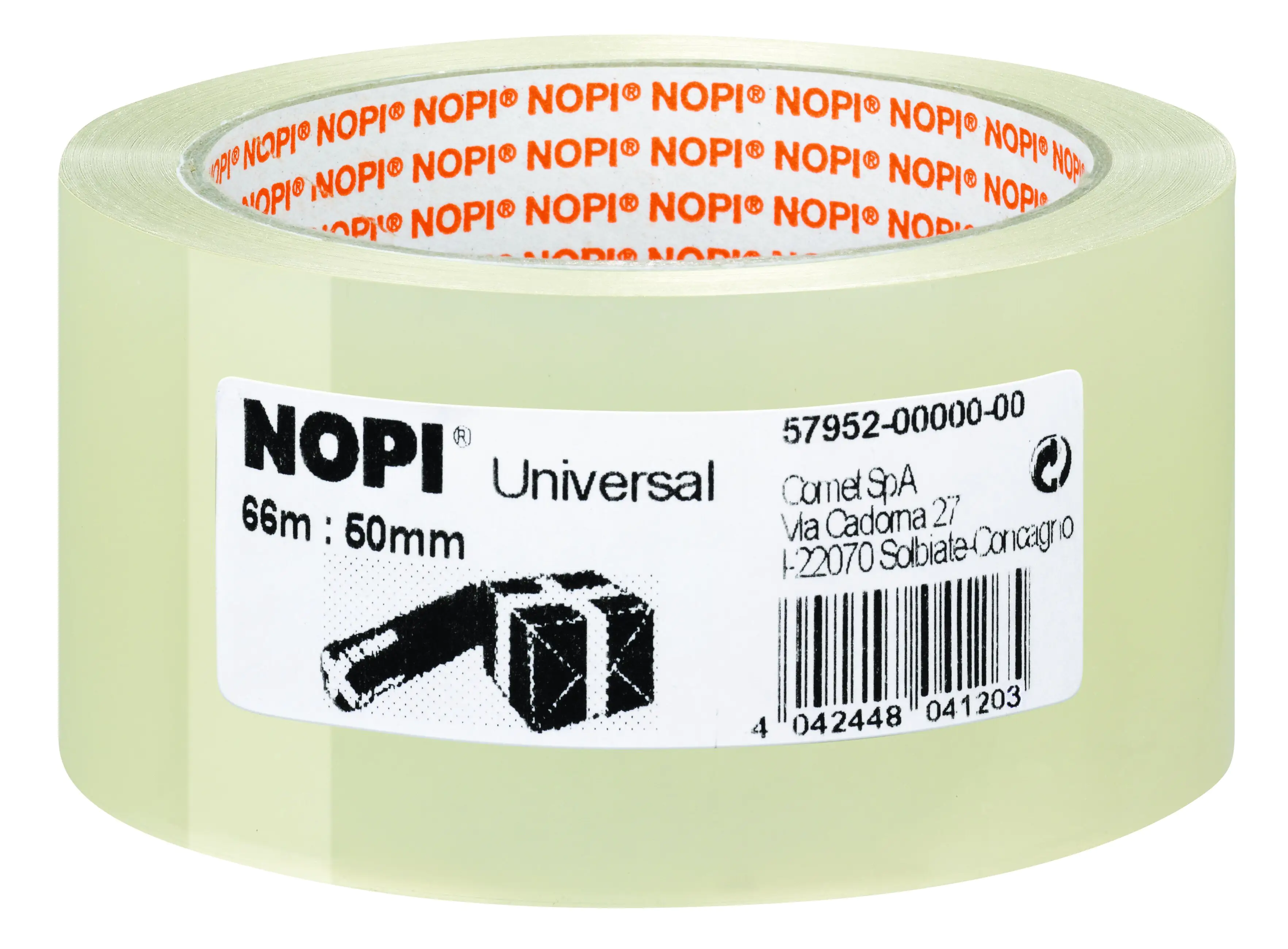 NOPI Packband Universal 66 m x 50 mm, transparent