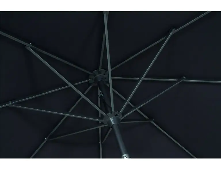 Siena Garden Sonnenschirm Avio anthrazit Ø 300 cm