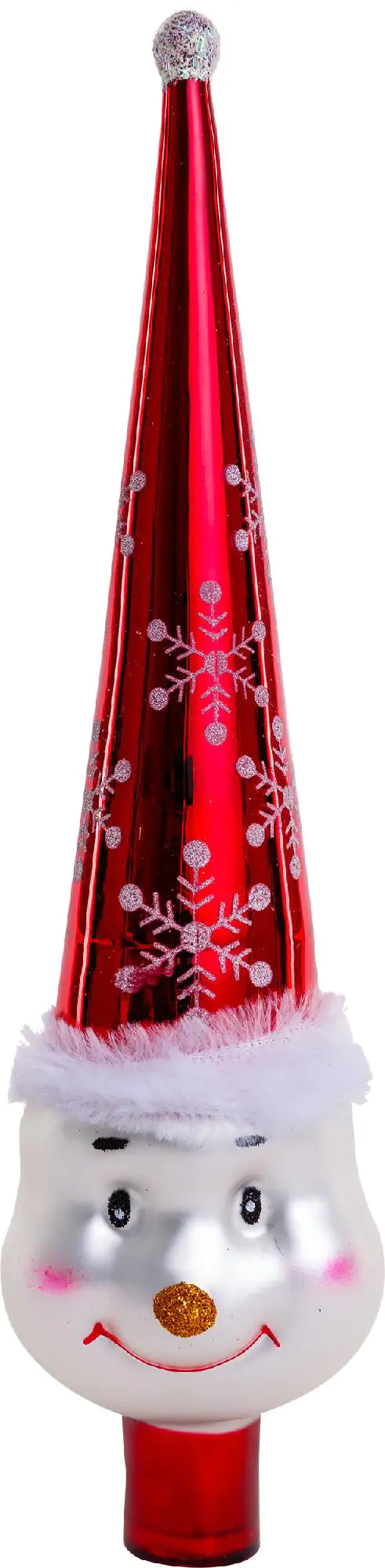 Kaemingk Weihnachtsbaumspitze rot weiß