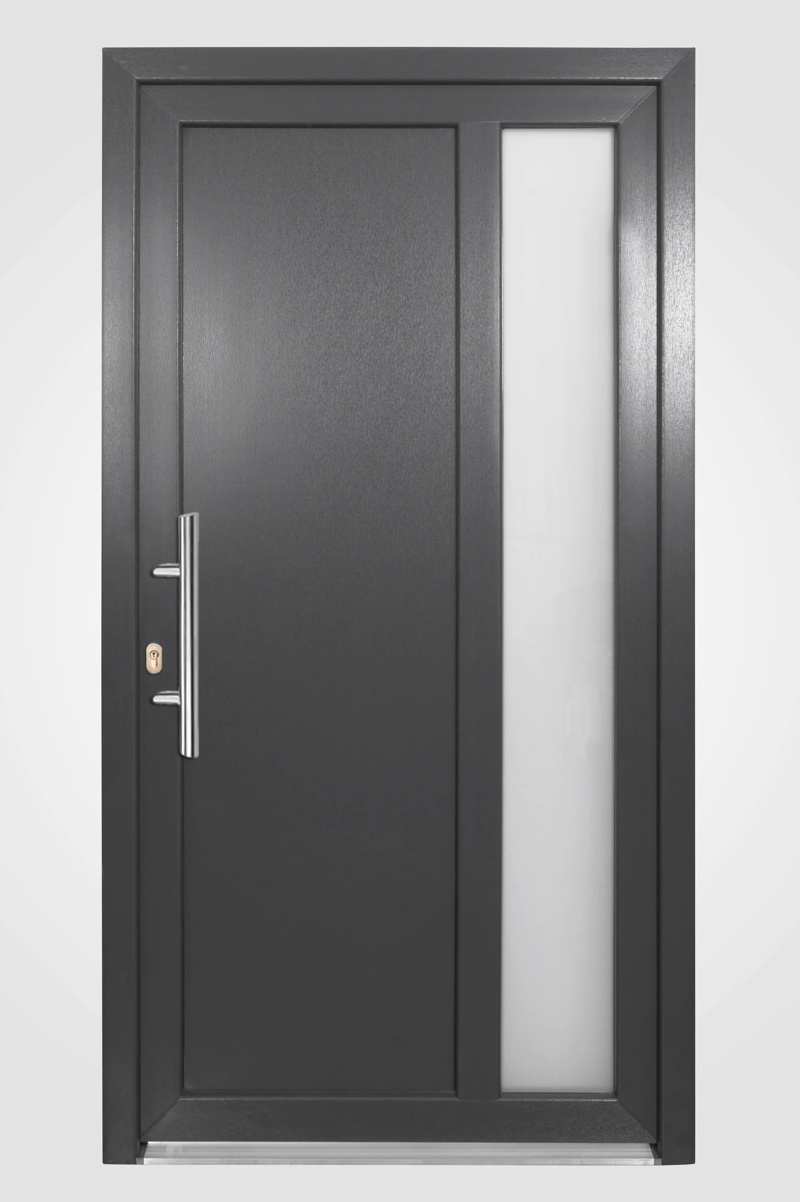 Panto Haustür Modell K 011 DIN links anthrazit 110 x 210 cm 