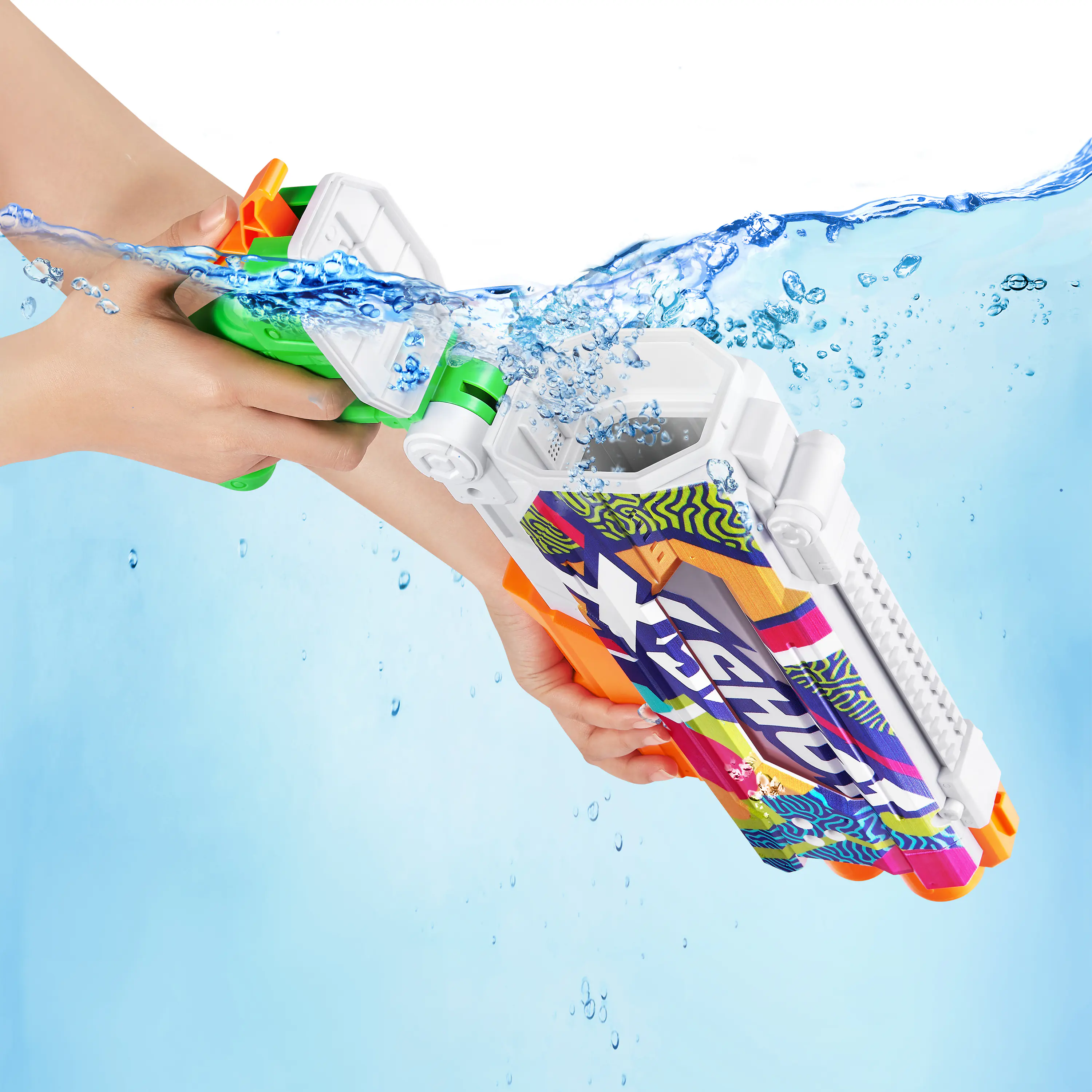 Zuru Wasserpistole X-Shot Skins Pump Action Fast Fill