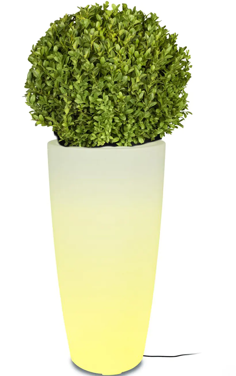 Smartwares LED Blumentopf IDE-60071 weiß 75 x 40 cm RGBW 