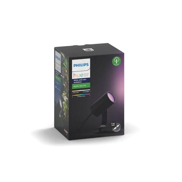 Philips Hue Außen-Spot White & Color Ambiance Lily schwarz RGB