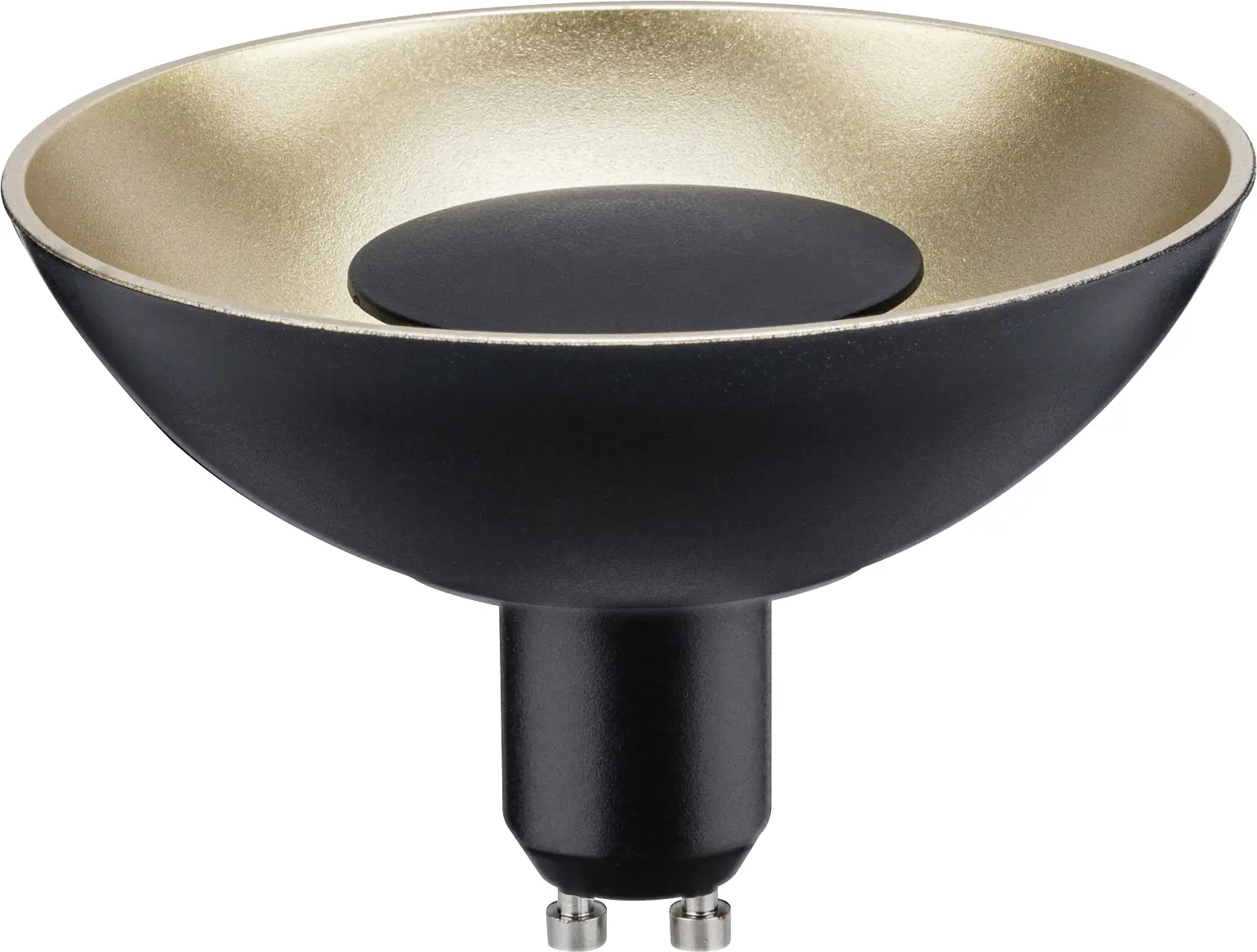 Paulmann LED Leuchtmittel Deko Reflektor GU10 4,9 W schwarz gold dimmbar