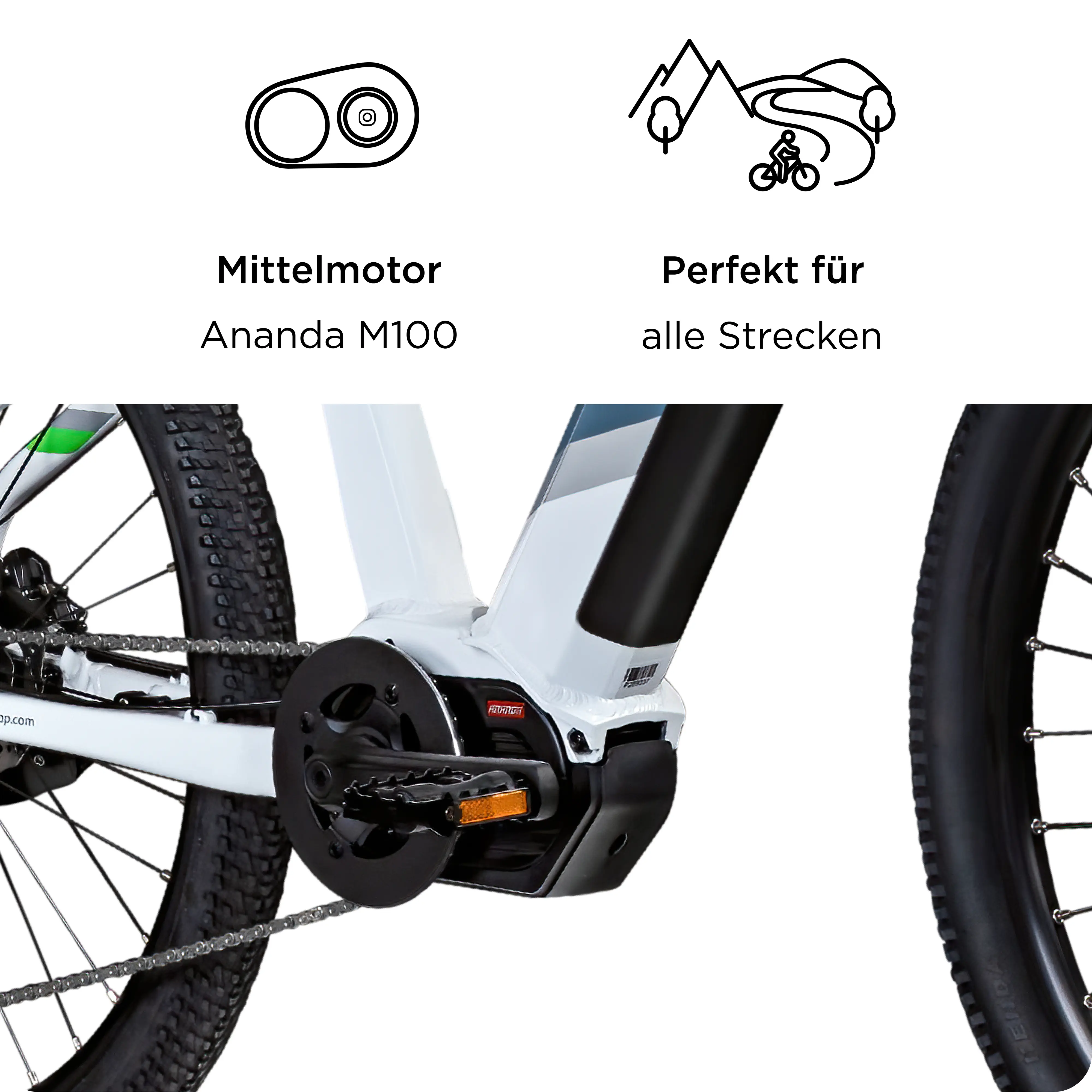Zündapp E-Bike MTB X900 27,5 Zoll 10-Gang 733 Wh weiß