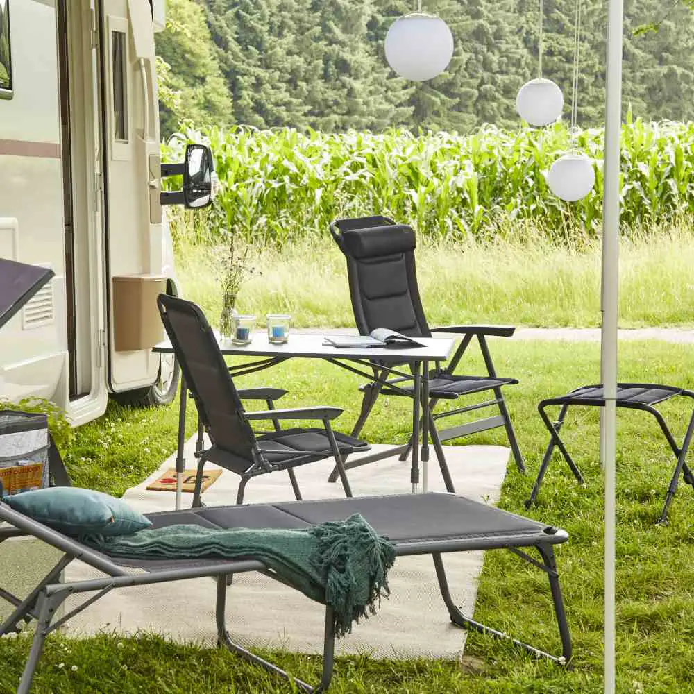 Siena Garden Campingliege Premium anthrazit
