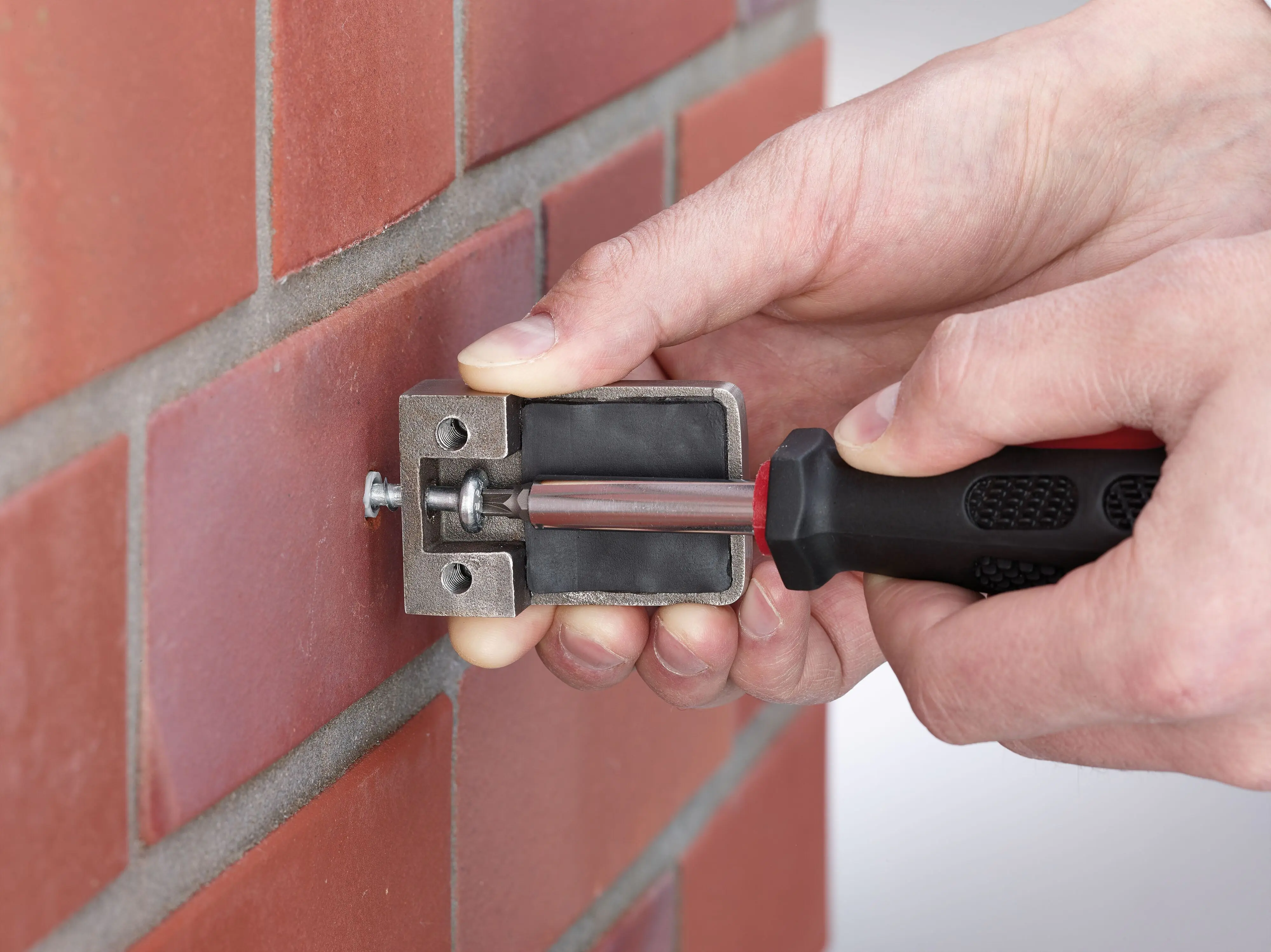 Ambiente Klemmbacken-Set für Glas Schiebetür Outdoor Wandmontage rechts 3 Stück